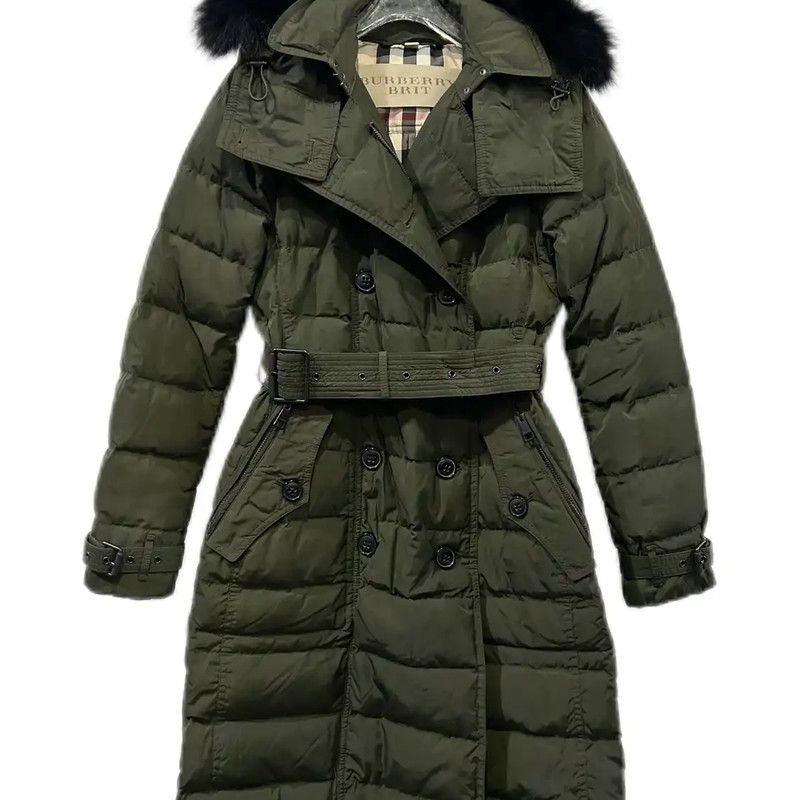 Burberry Burberry Green Women's Down Jacket Size XS / US 0-2 / IT 36-38 - 1 Thumbnail
