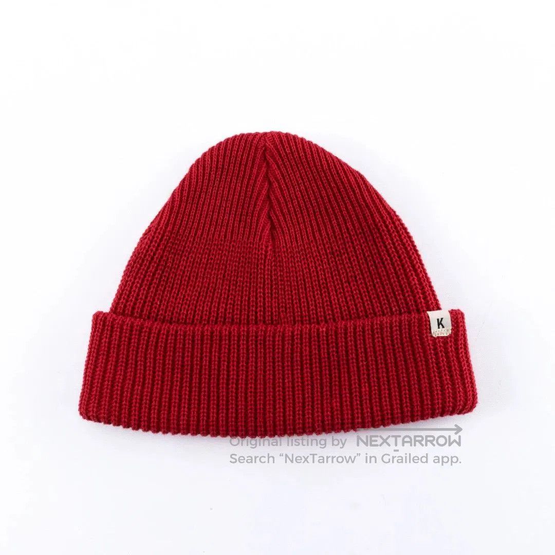 Knickerbocker Mfg Co red knit watch cap by knickerbocker. Size ONE SIZE - 3 Thumbnail