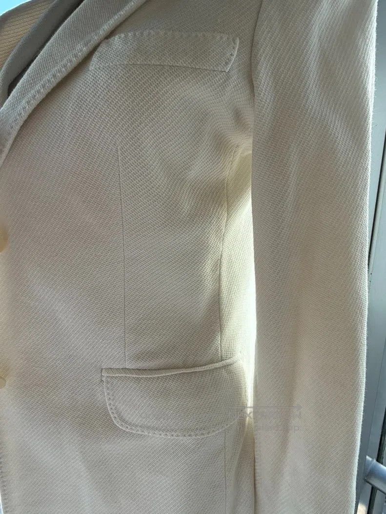 Loro Piana Loro Piana Off-white women's suit jacket Size S / US 4 / IT 40 - 9 Thumbnail