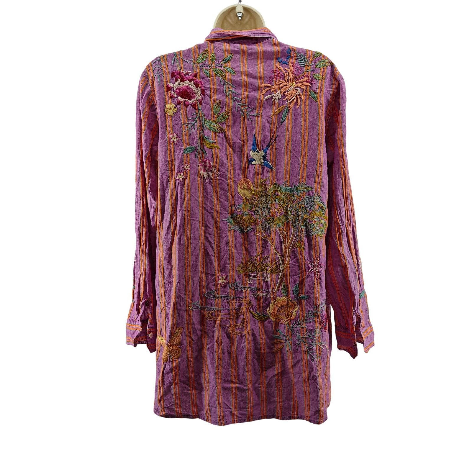 Johnny Was Johnny Was Indalo Button Down Shirt Tunic Womens Medium Size M / US 6-8 / IT 42-44 - 5 Thumbnail