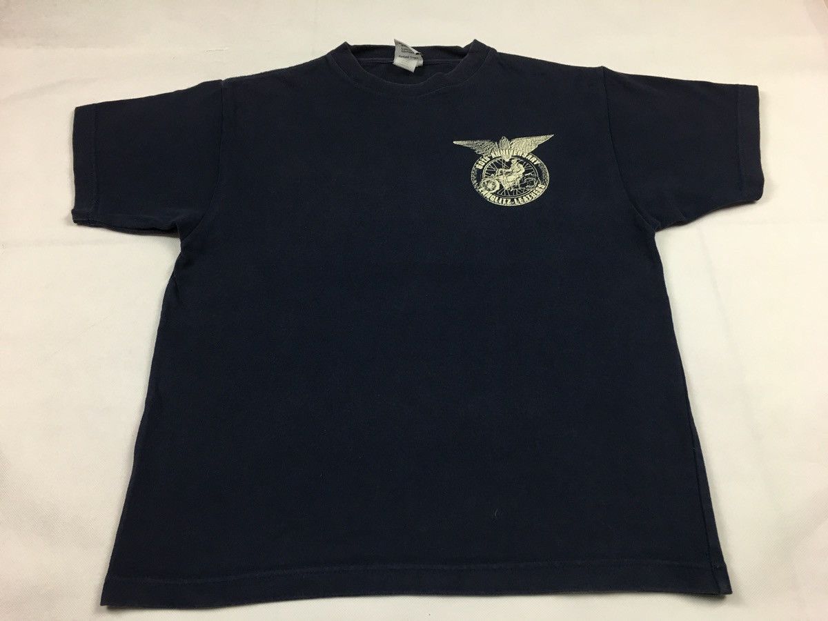 Vintage Langlits Leather 60th Anniversary Big Norton Motorcycle Tee Size US M / EU 48-50 / 2 - 2 Thumbnail