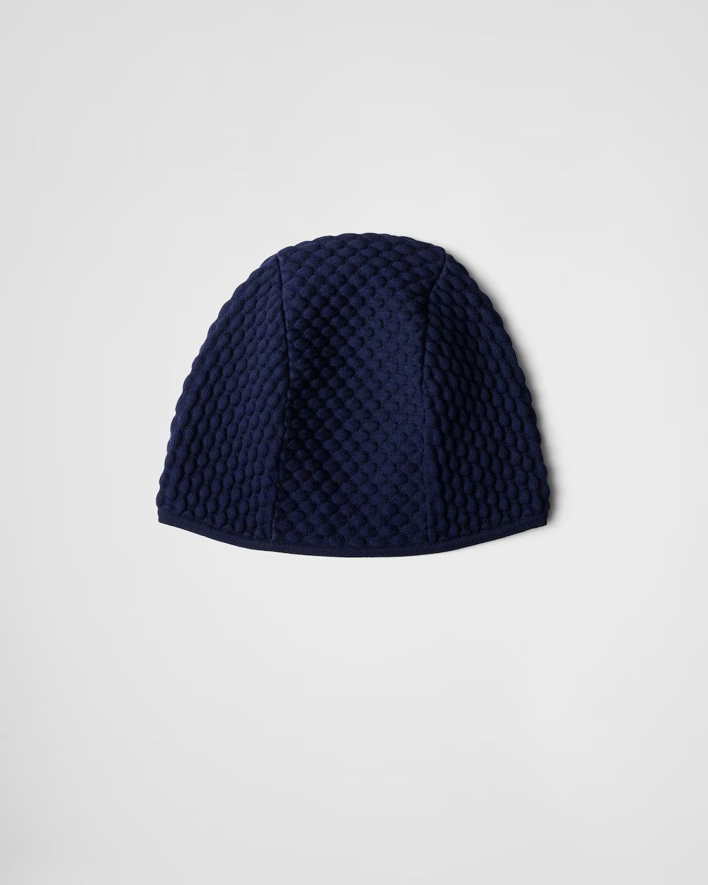Prada o1B3y1r0226 Size: L / Re-Nylon Knit Hat / Cap in Blue Size ONE SIZE - 1 Preview