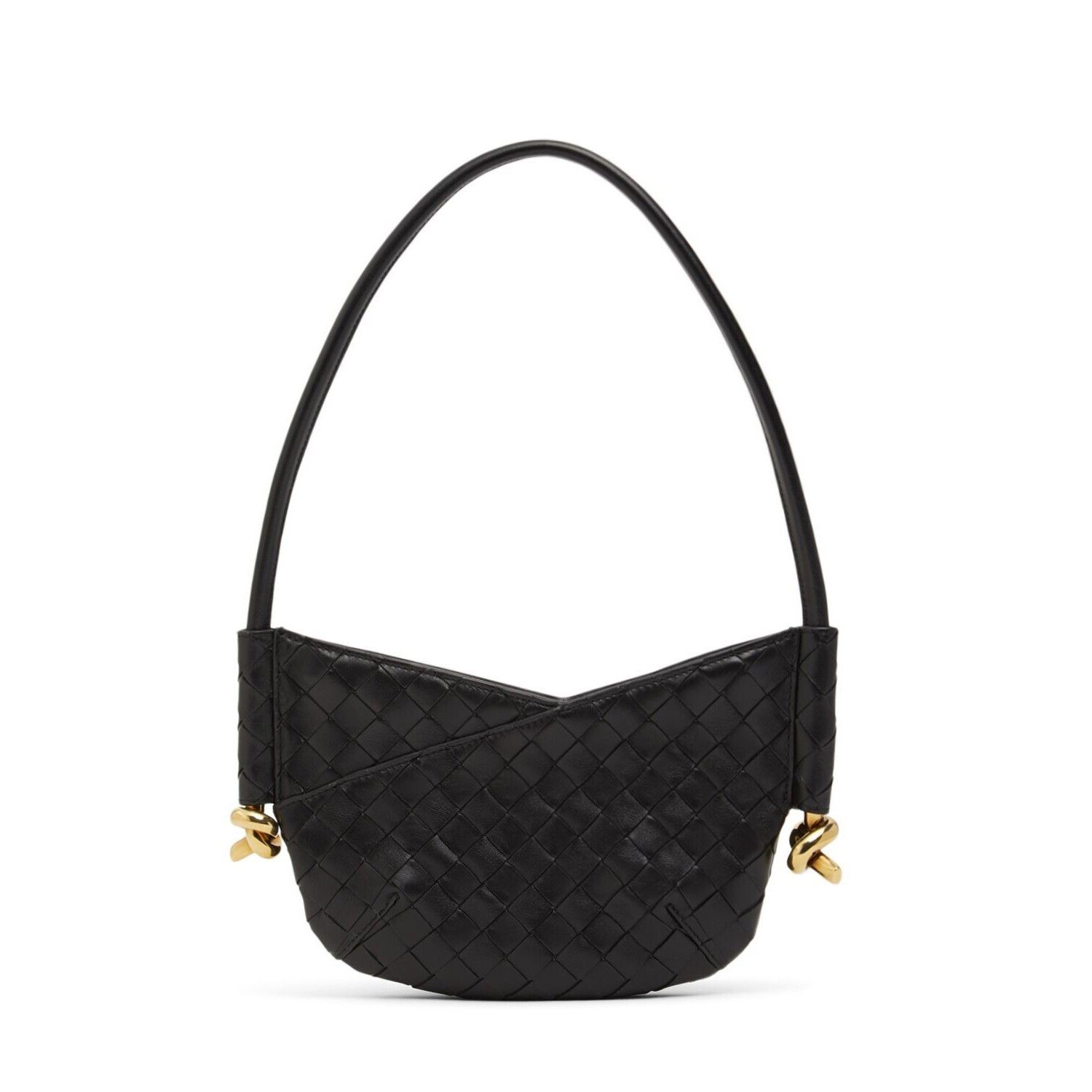 Bottega Veneta BOTTEGA VENETA Solstice Mini $2300 Black Leather Shoulder Ba Size ONE SIZE - 1 Thumbnail