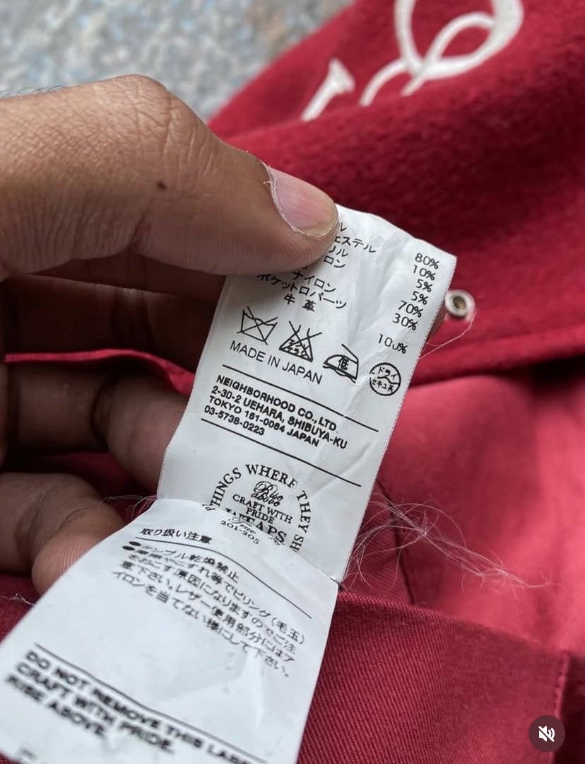 Supreme × Wtaps Supreme x WTAPS FW09 Awards Reversible Varsity Jacket Size US S / EU 44-46 / 1 - 5 Thumbnail