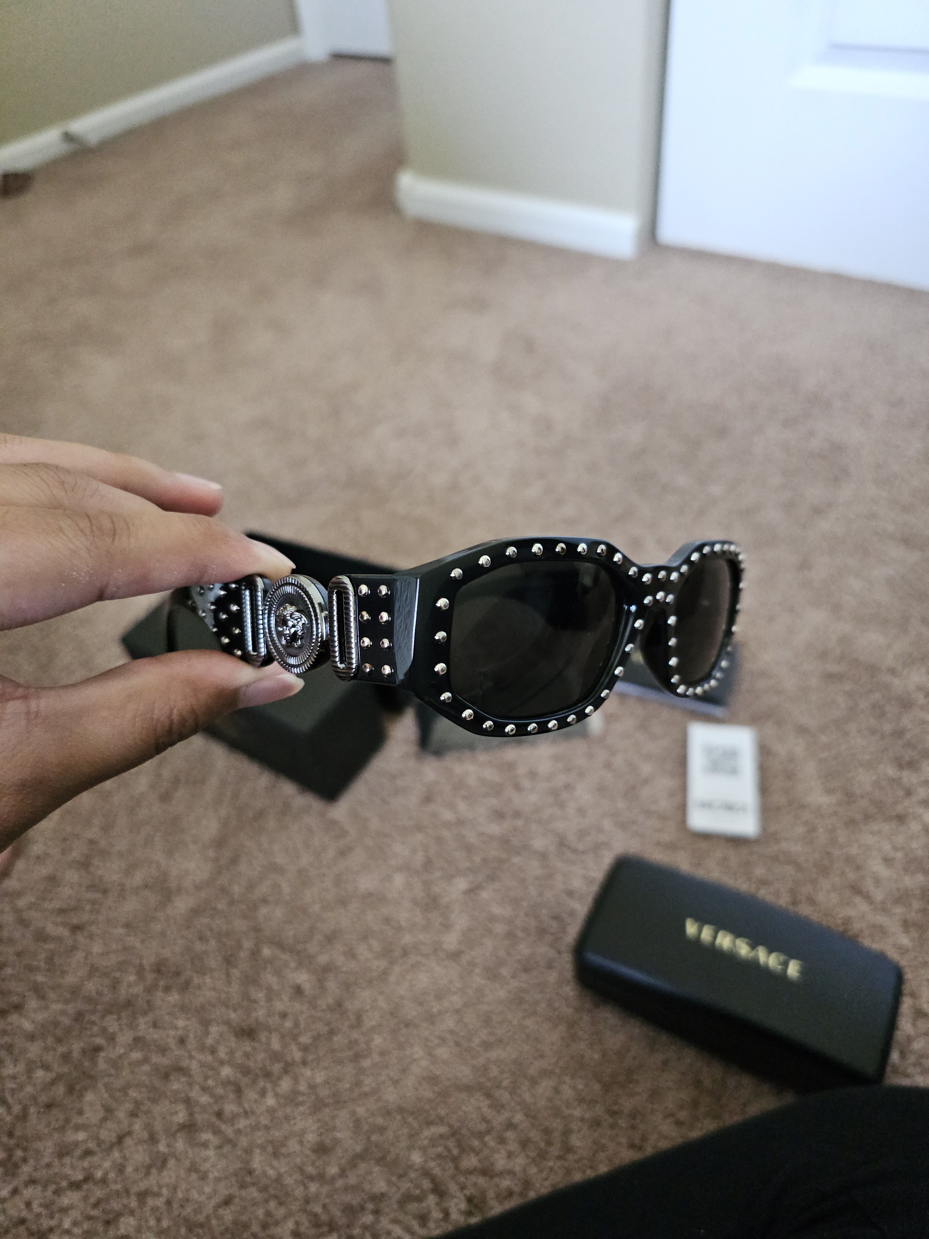 Studded versace sunglasses on sale