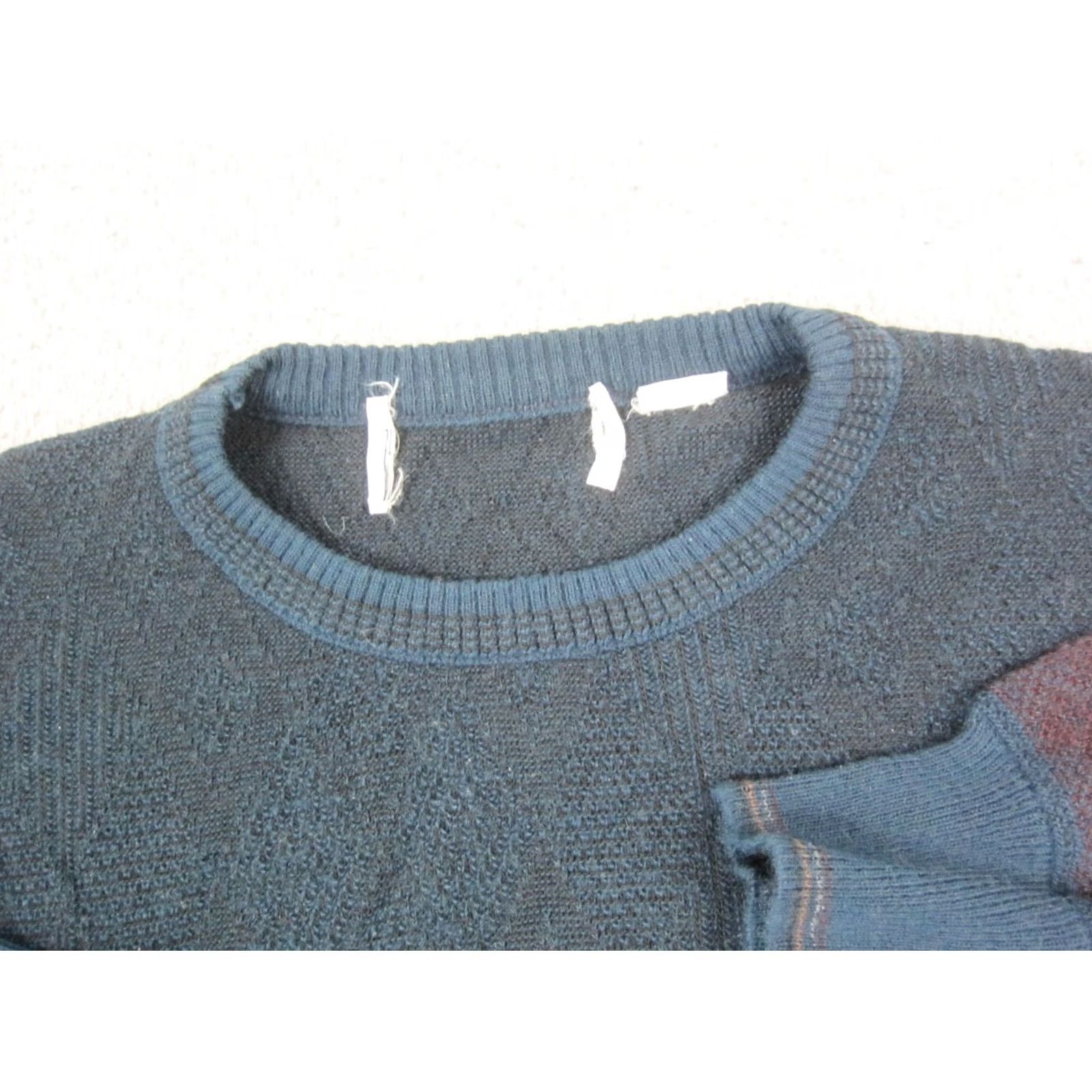 Vintage VINTAGE Florence Tricot Sweater Mens Large L Blue Striped Crewneck Knit Wool 90s Size US L / EU 52-54 / 3 - 4 Thumbnail