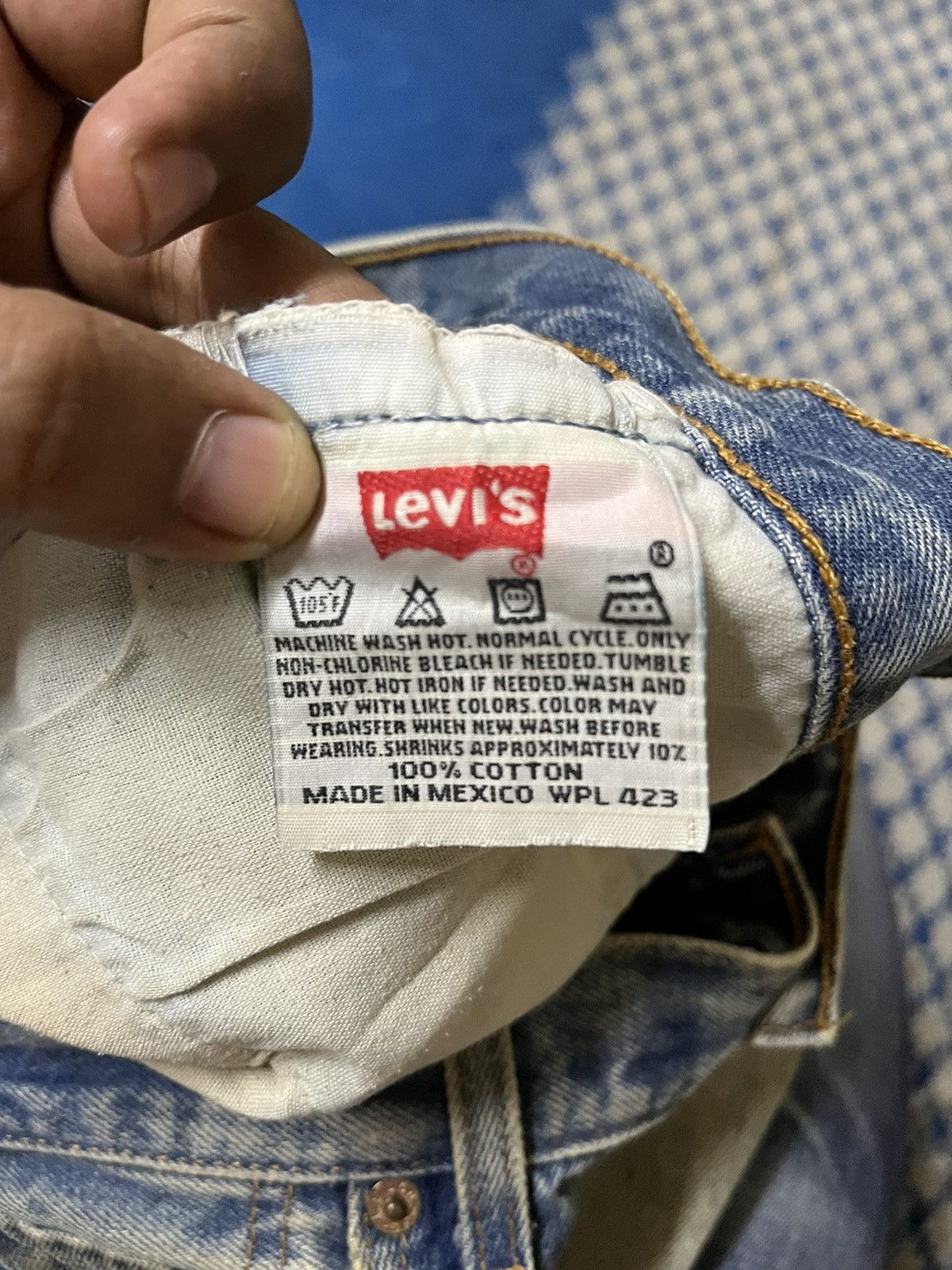 Levi's Vintage Levi’s 501 Mudwash Single R Tab Denim Size US 30 / EU 46 - 11 Thumbnail