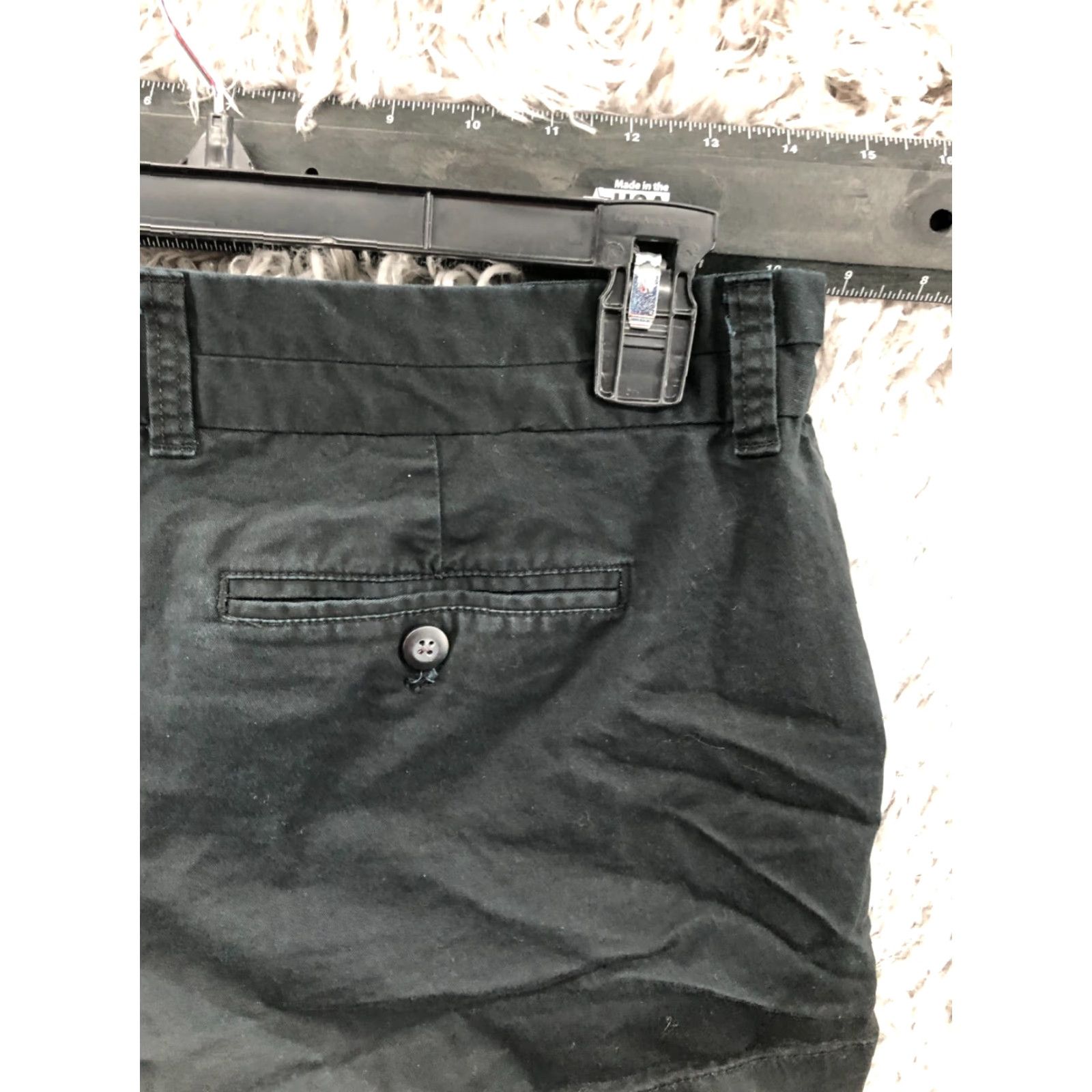 Gap Gap Khaki Shorts Womens Size 6 Mid Rise Dark Wash Black Hook Eye 3" Denim 5-Pocket Chino Slim? Size 28" / US 6 / IT 42 - 5 Thumbnail