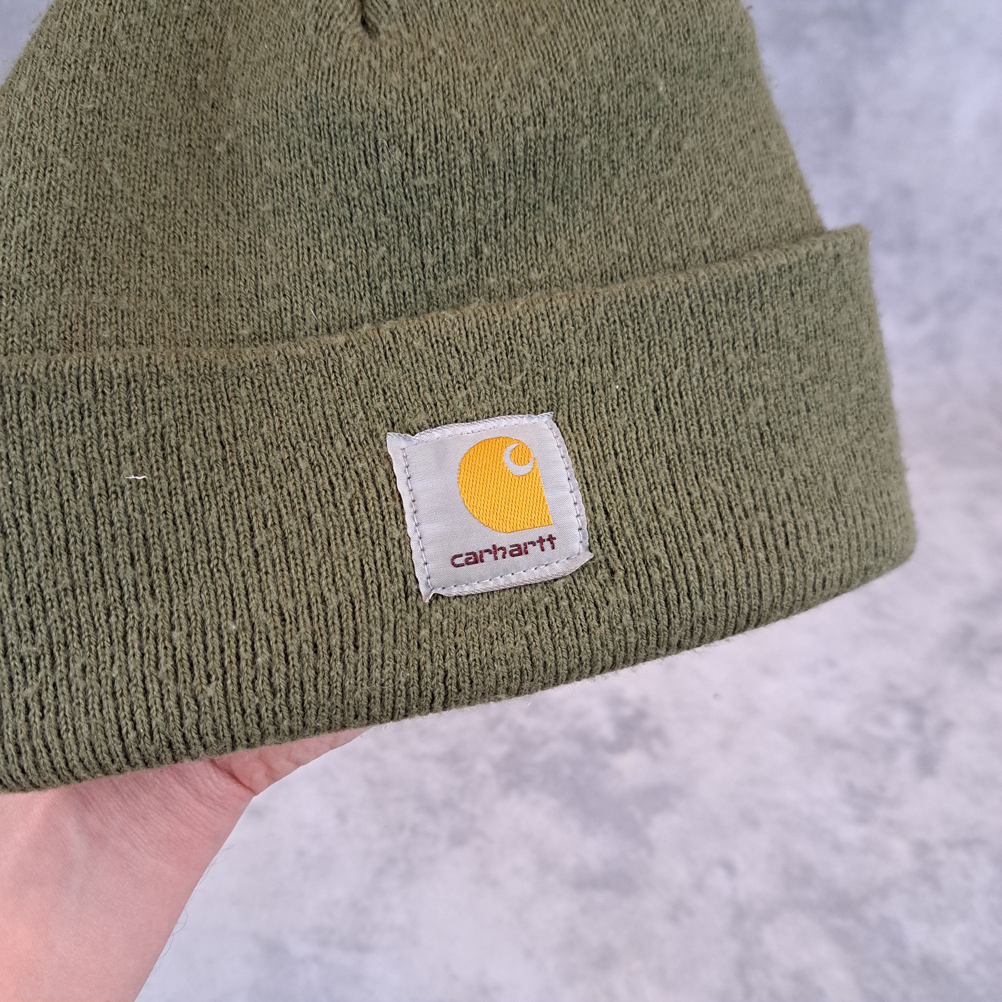 Carhartt OG Carhartt Made in USA VIntage 00s Beanie Watch Hat Size ONE SIZE - 2 Thumbnail
