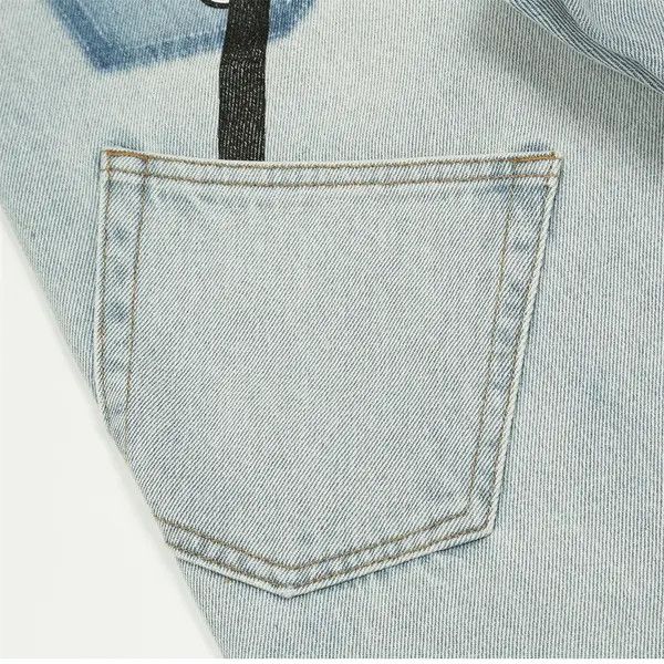 VIBE y2k hiphop skate pattern jeans Size US 32 / EU 48 - 5 Thumbnail