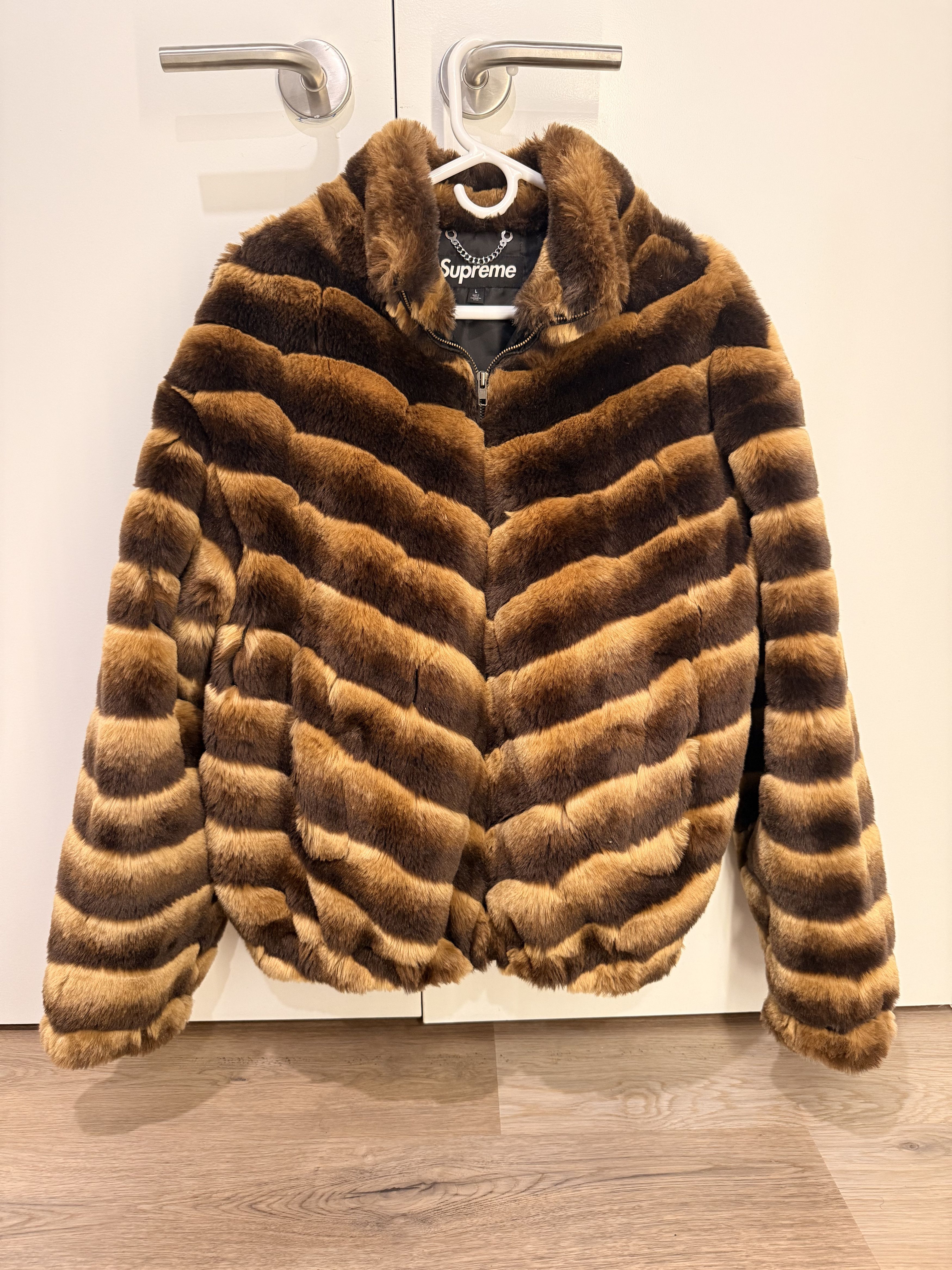 Supreme Supreme MM6 Maison Margiela Patchwork Faux Fur Coat | Grailed