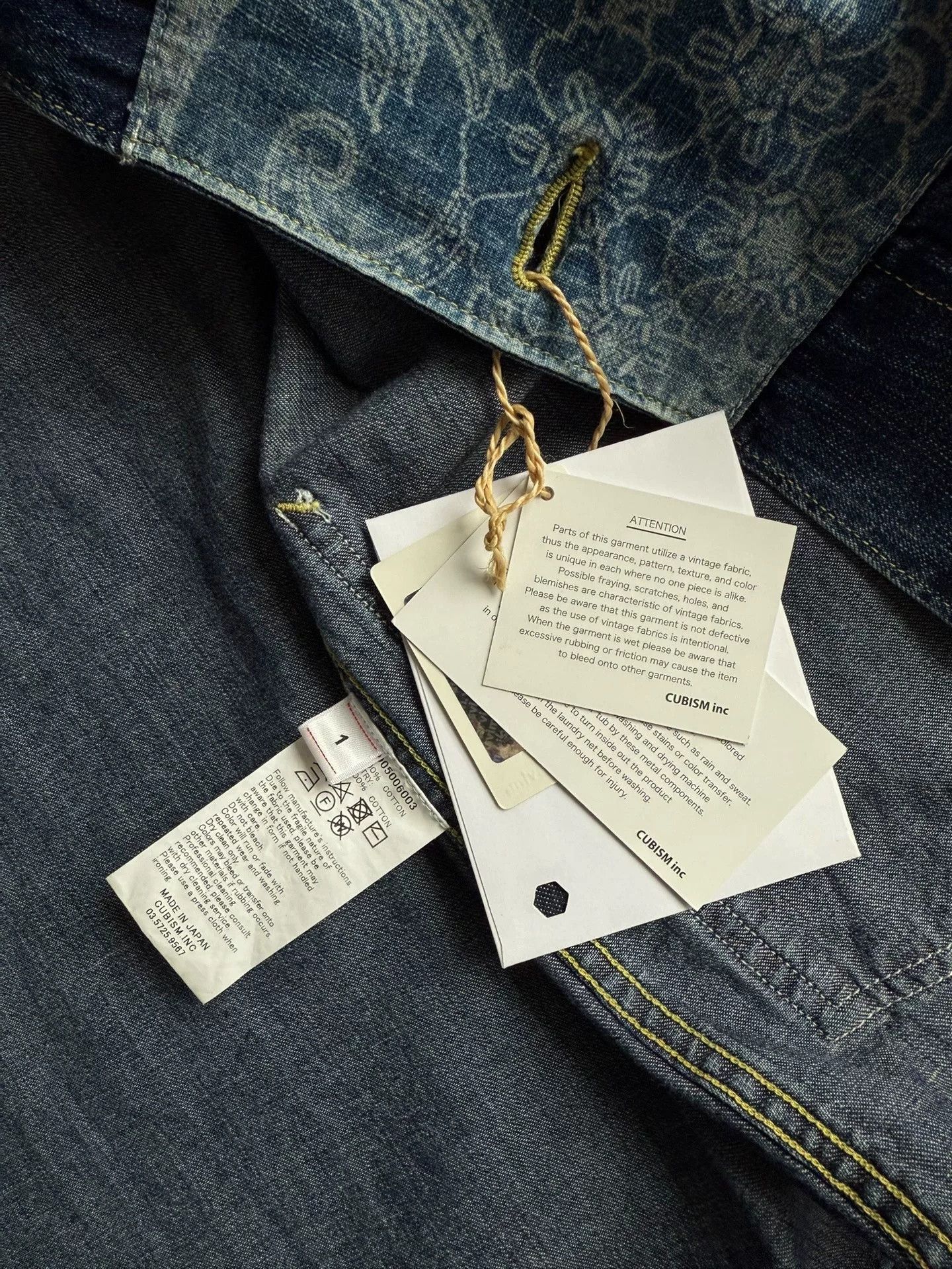 Visvim VISVIM 19SS Gang Coverall Dry Denim Size US S / EU 44-46 / 1 - 9 Thumbnail