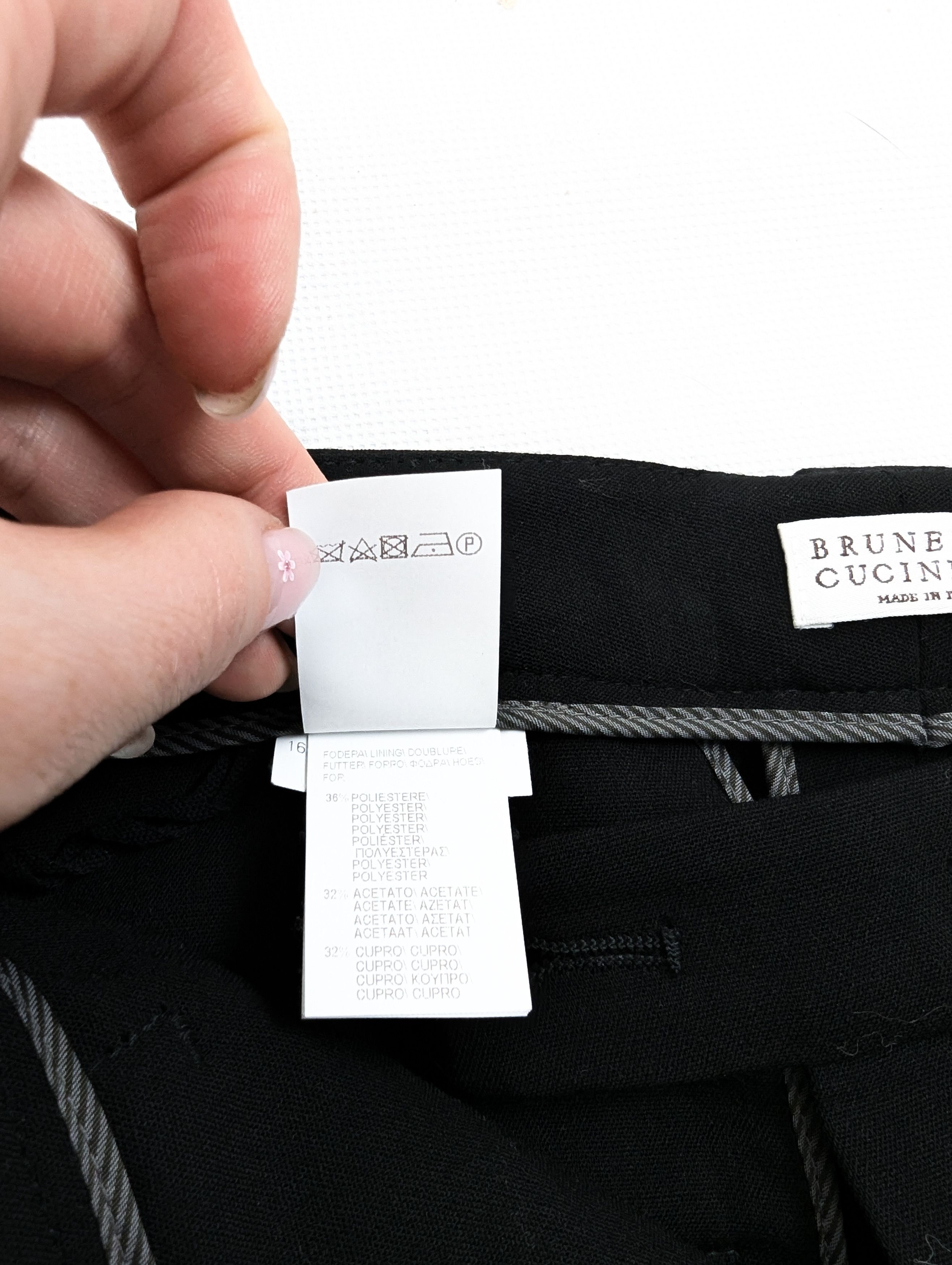 Brunello Cucinelli Brunello Cucinelli black pants trousers Size 26" / US 2 / IT 38 - 6 Thumbnail