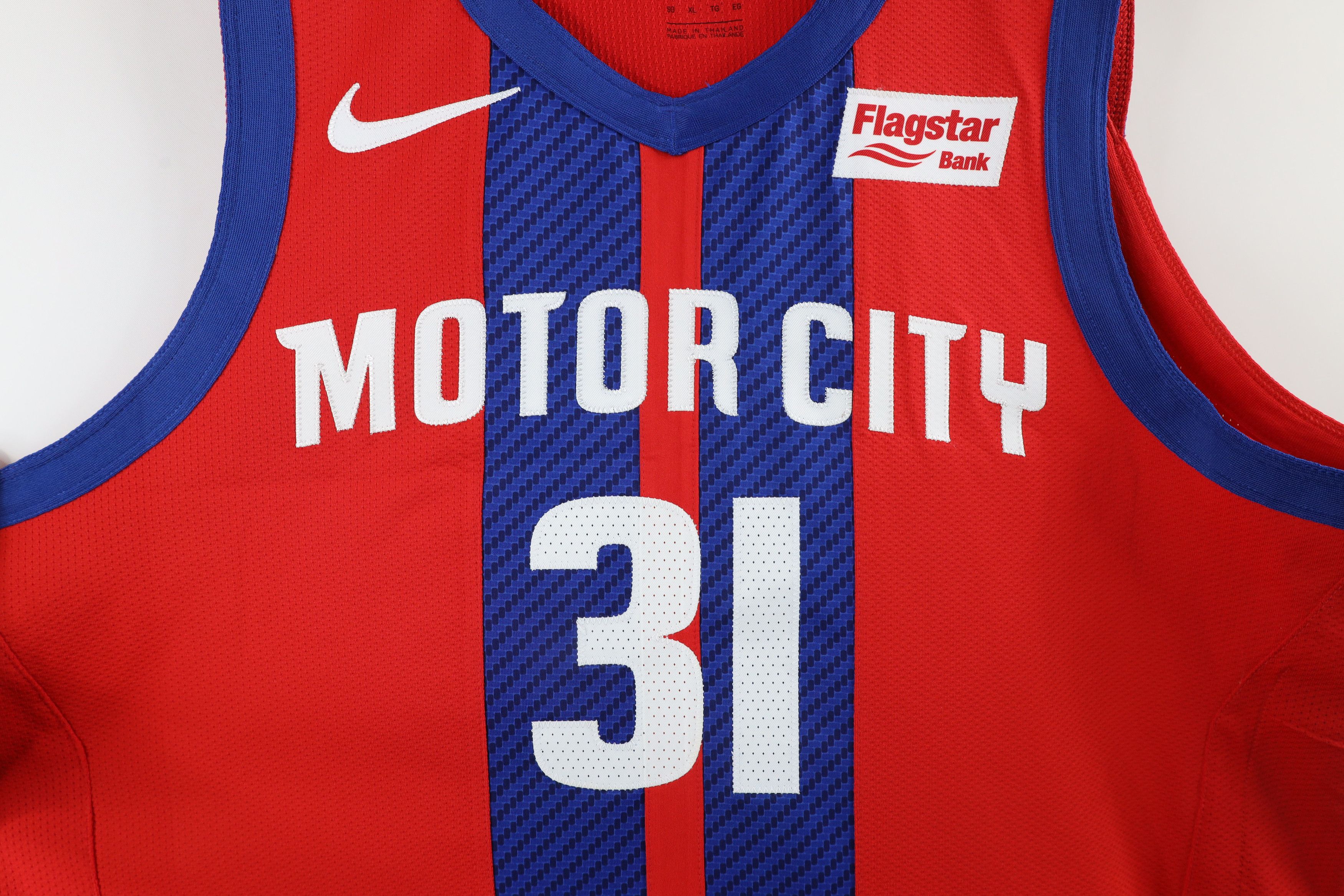 Nike × Vintage Nike Vaporknit NBA John Henson Pistons Basketball Jersey Size US XL / EU 56 / 4 - 5 Thumbnail