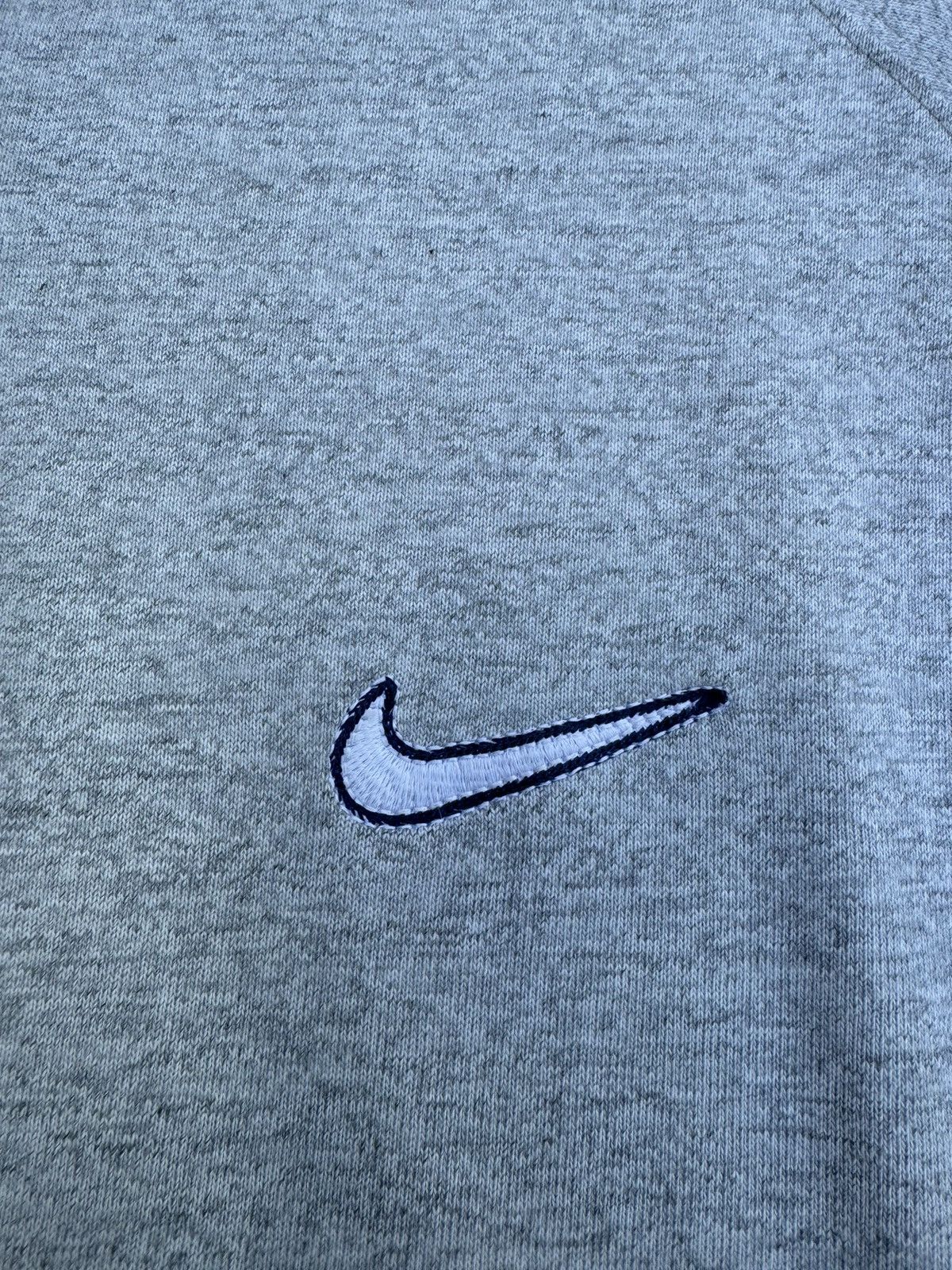 Japanese Brand × Nike × Vintage Nike Vintage 90s swoosh boxy half zip crewneck rap skate Size US S / EU 44-46 / 1 - 4 Thumbnail