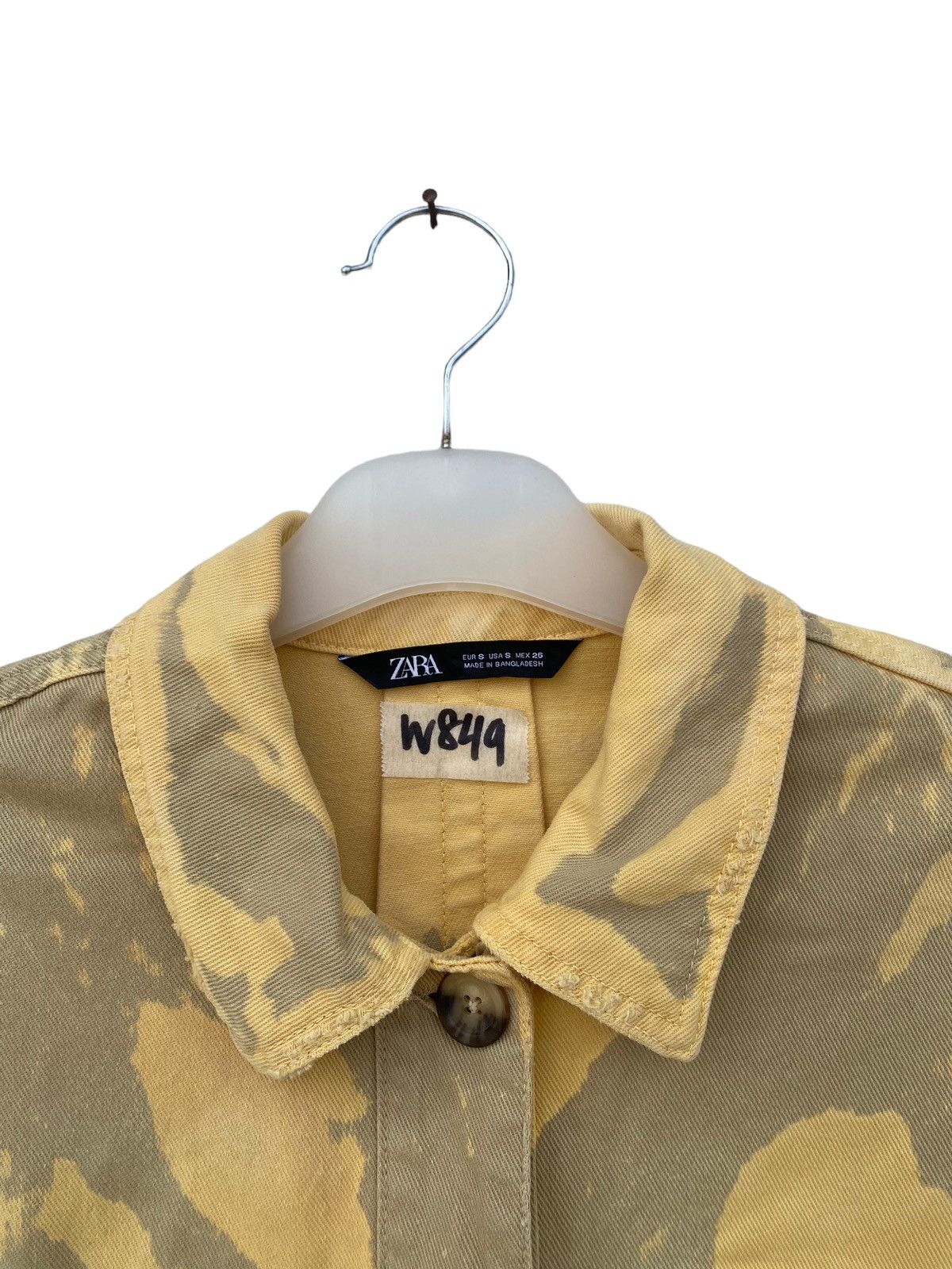 Zara Zara Acid Wash Denim Jacket Size US S / EU 44-46 / 1 - 4 Thumbnail
