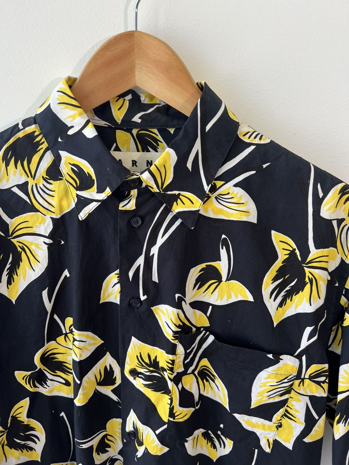 Marni Marni Short Sleeve Floral Shirt Size US M / EU 48-50 / 2 - 1 Thumbnail