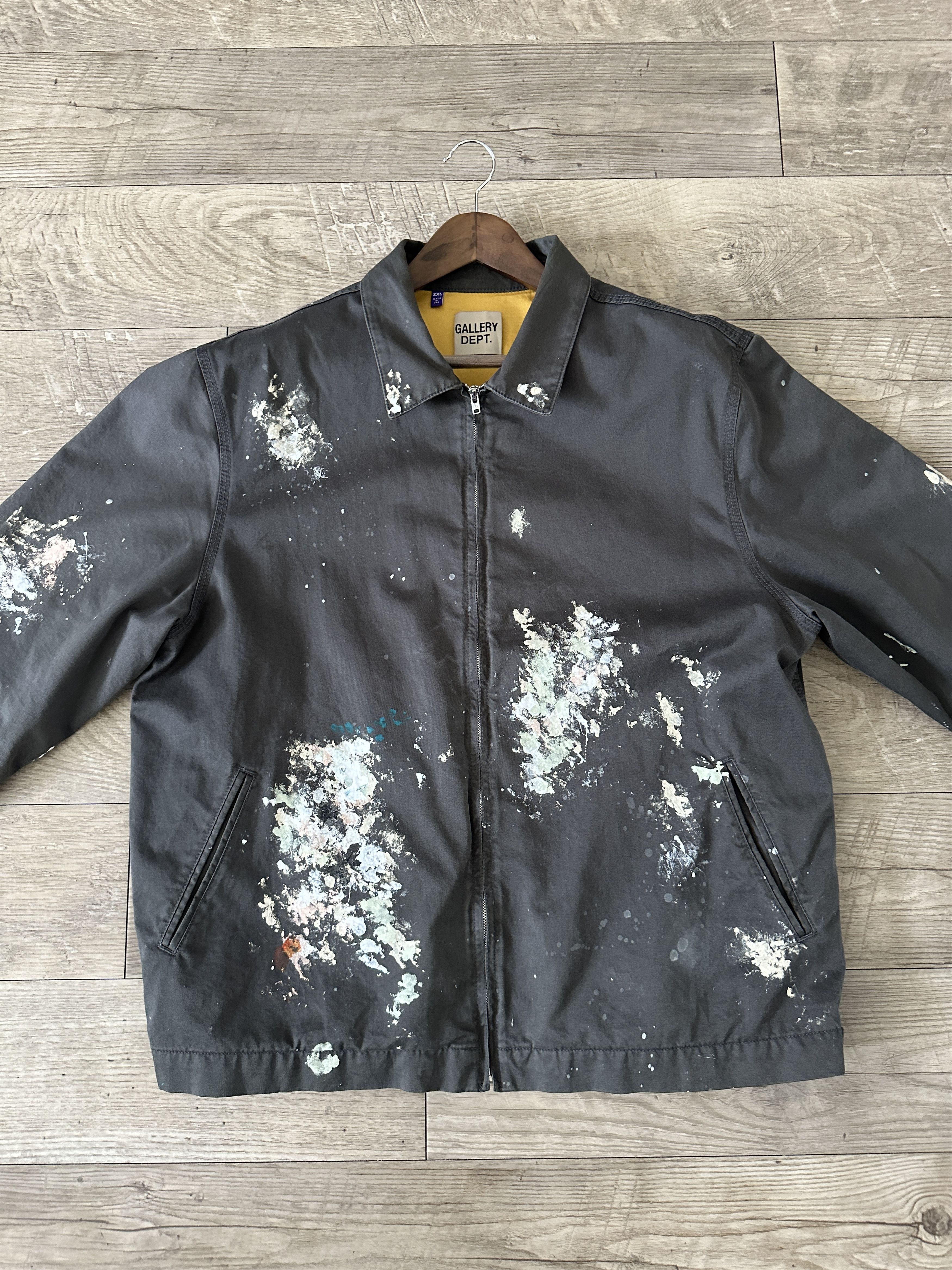 image of Gallery Dept Montecito Jacket Painted in Charcoal, Men's (Size 2XL)