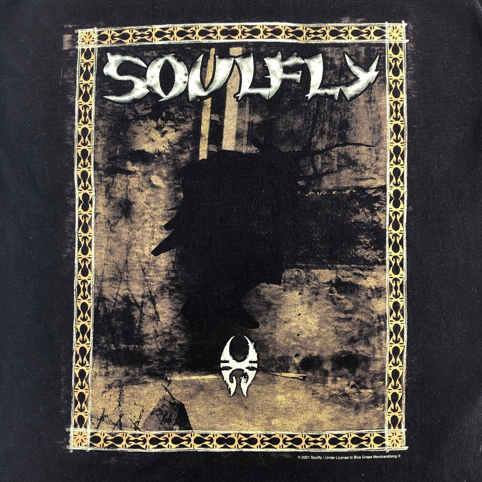Vintage Y2K Soulfly band tshirt 2001 vintage Size US XL / EU 56 / 4 - 3 Thumbnail