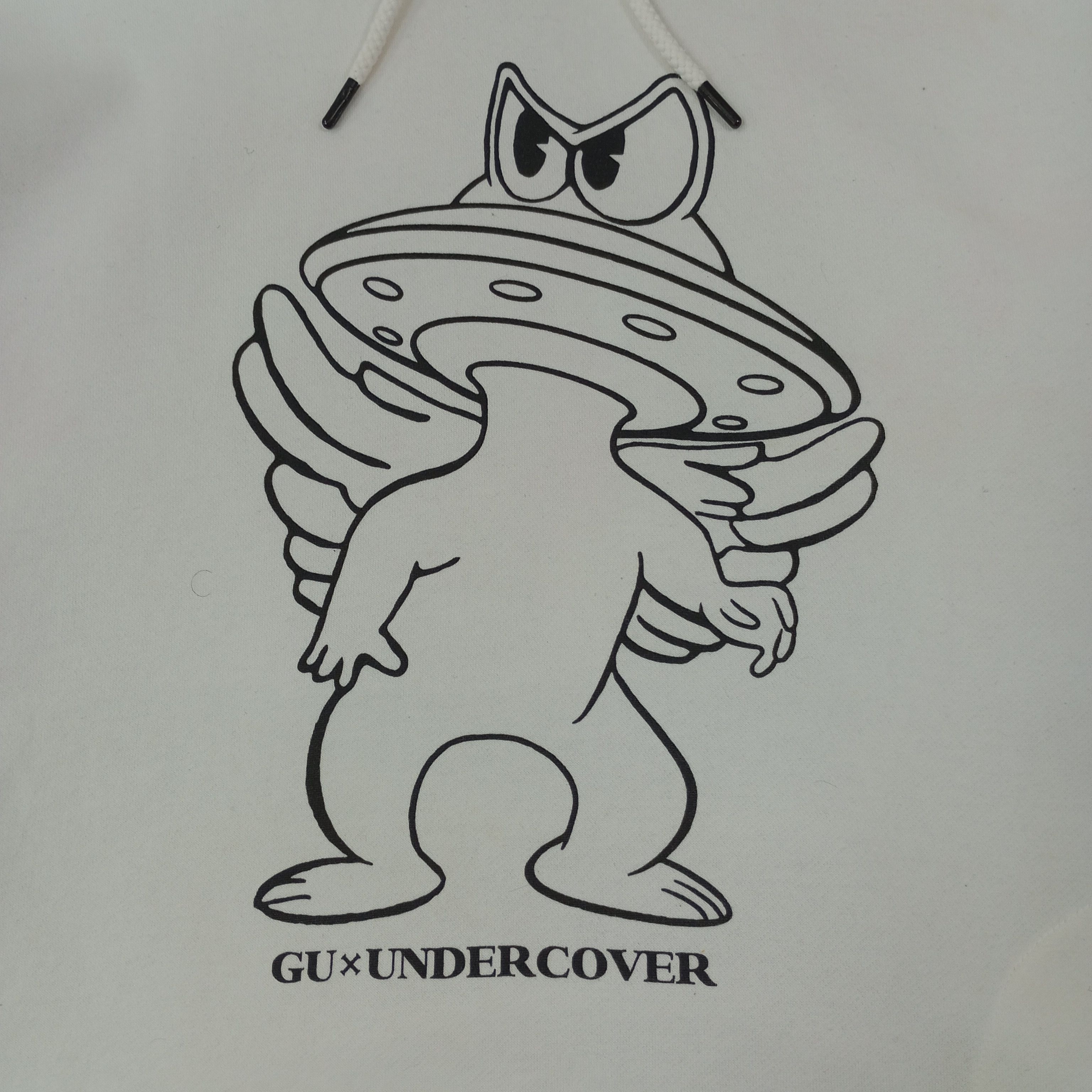 GU × Undercover × Vintage Gu x Undercover Japanese Brand Custom Art Hoodies c218n9 Size US L / EU 52-54 / 3 - 2 Thumbnail