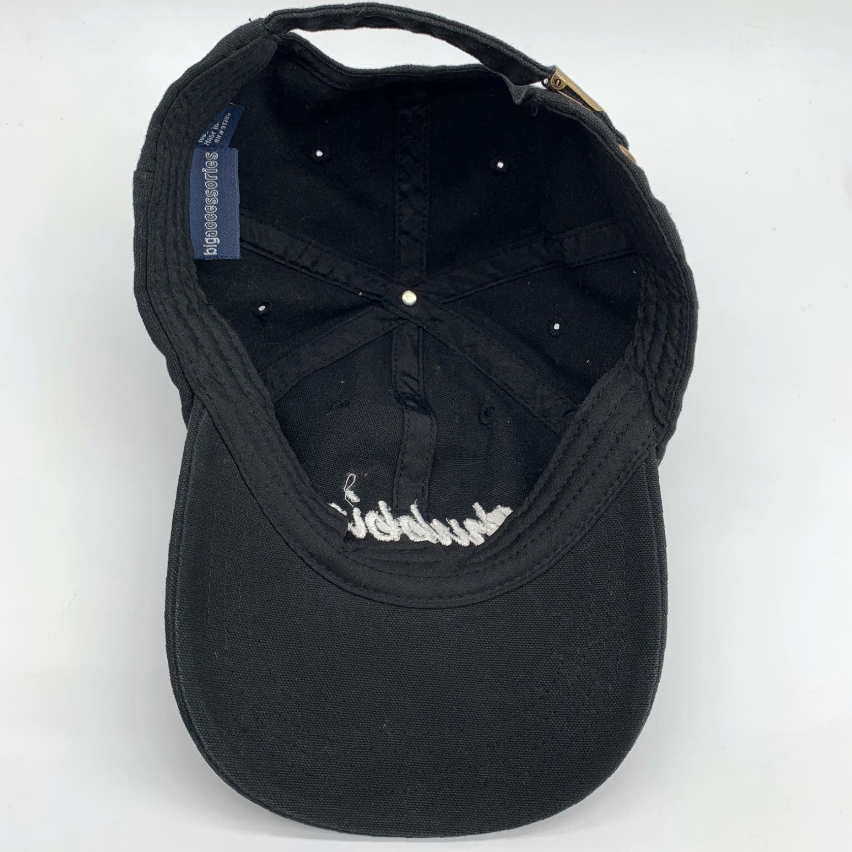 Vintage Chubbies Hat Cap Strap Back Mens Black Baseball Logo One Size Big Accessories Size ONE SIZE - 4 Thumbnail
