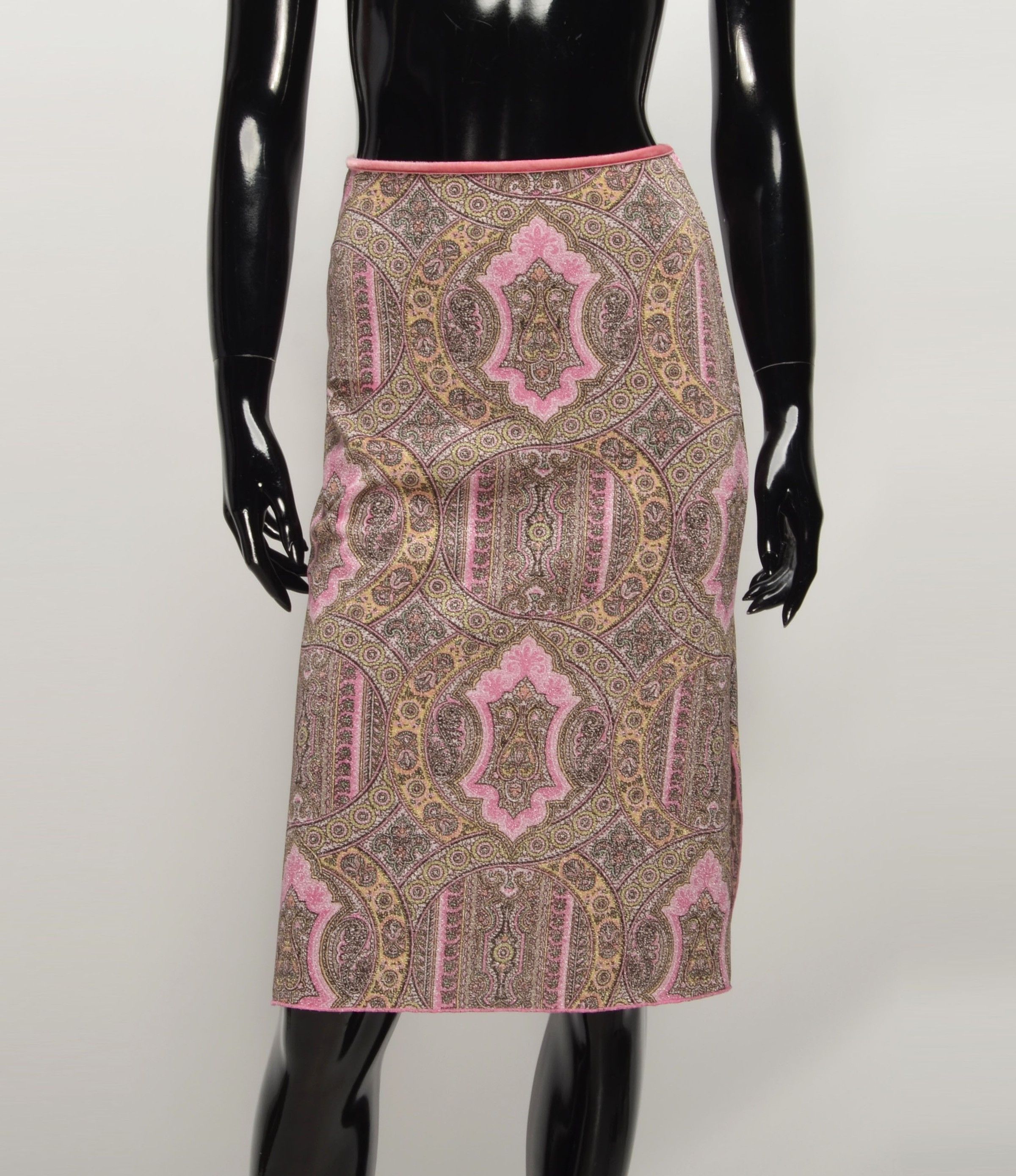 Morgan De Toi Vintage Morgan de Toi Y2K Mesh Sparkle Midi Skirt Size 22" - 1 Thumbnail