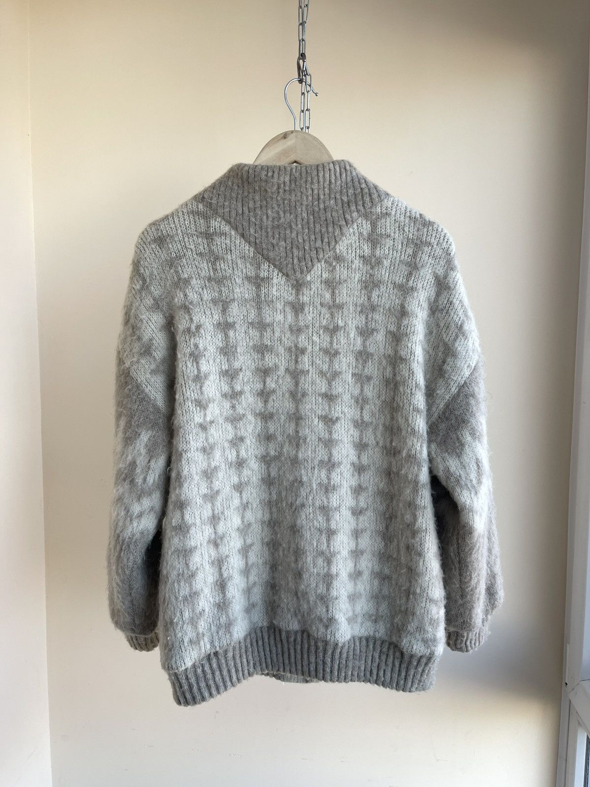 Vintage Alafoss of Iceland Icewool Nordic Print Wool Jacket 70s 80s Size M / US 6-8 / IT 42-44 - 2 Thumbnail