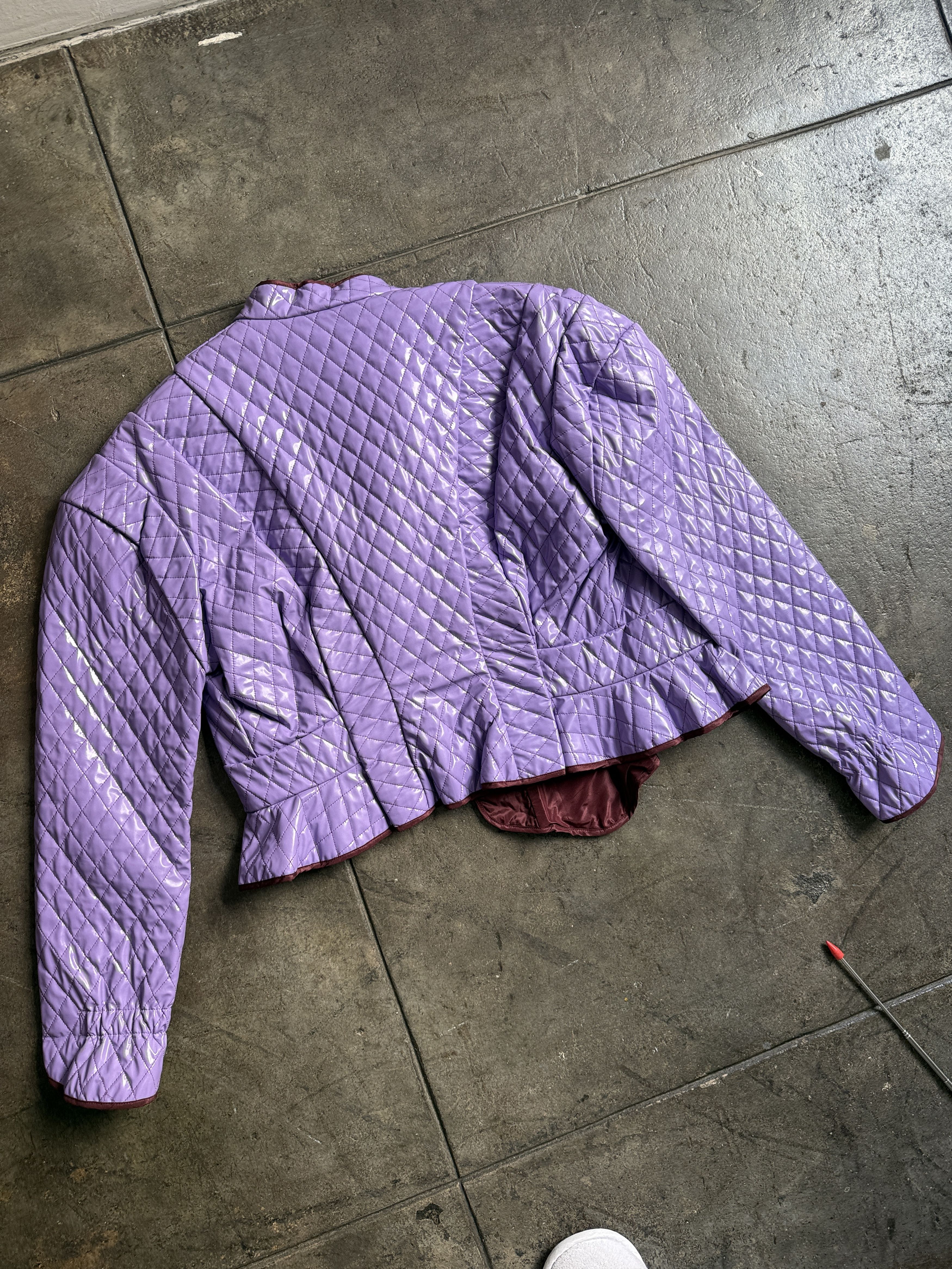 Vivienne Westwood 2017 2k$+ Andreas Kronthaler Padded Purple Jacket Size S / US 4 / IT 40 - 5 Thumbnail
