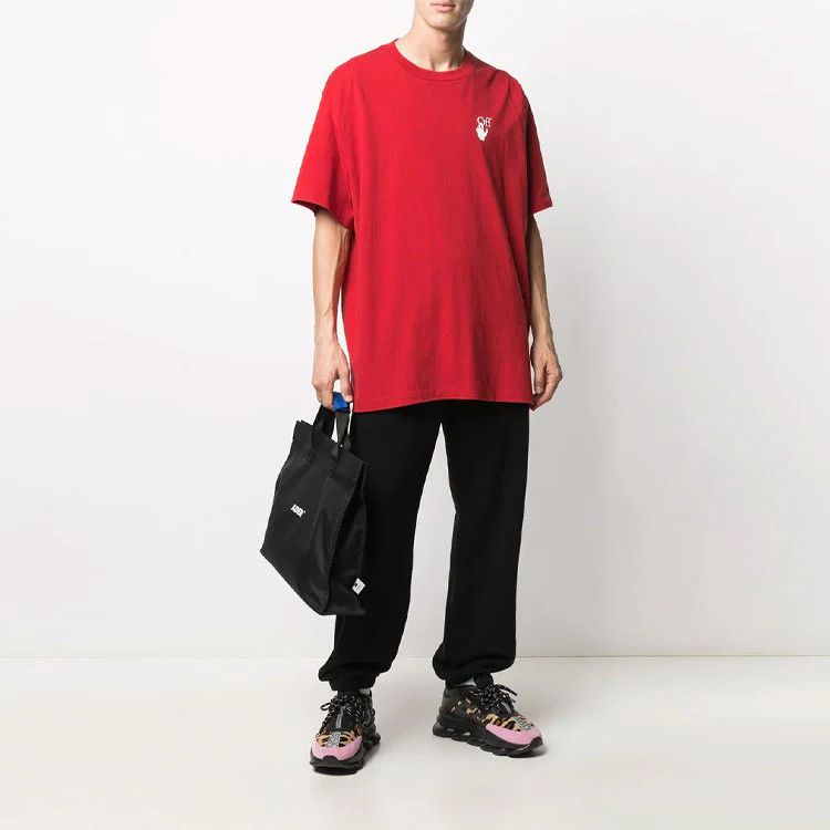 Off-White Red Pascal Skeleton Arrows Oversized T-Shirt Size US XXL / EU 58 / 5 - 4 Thumbnail