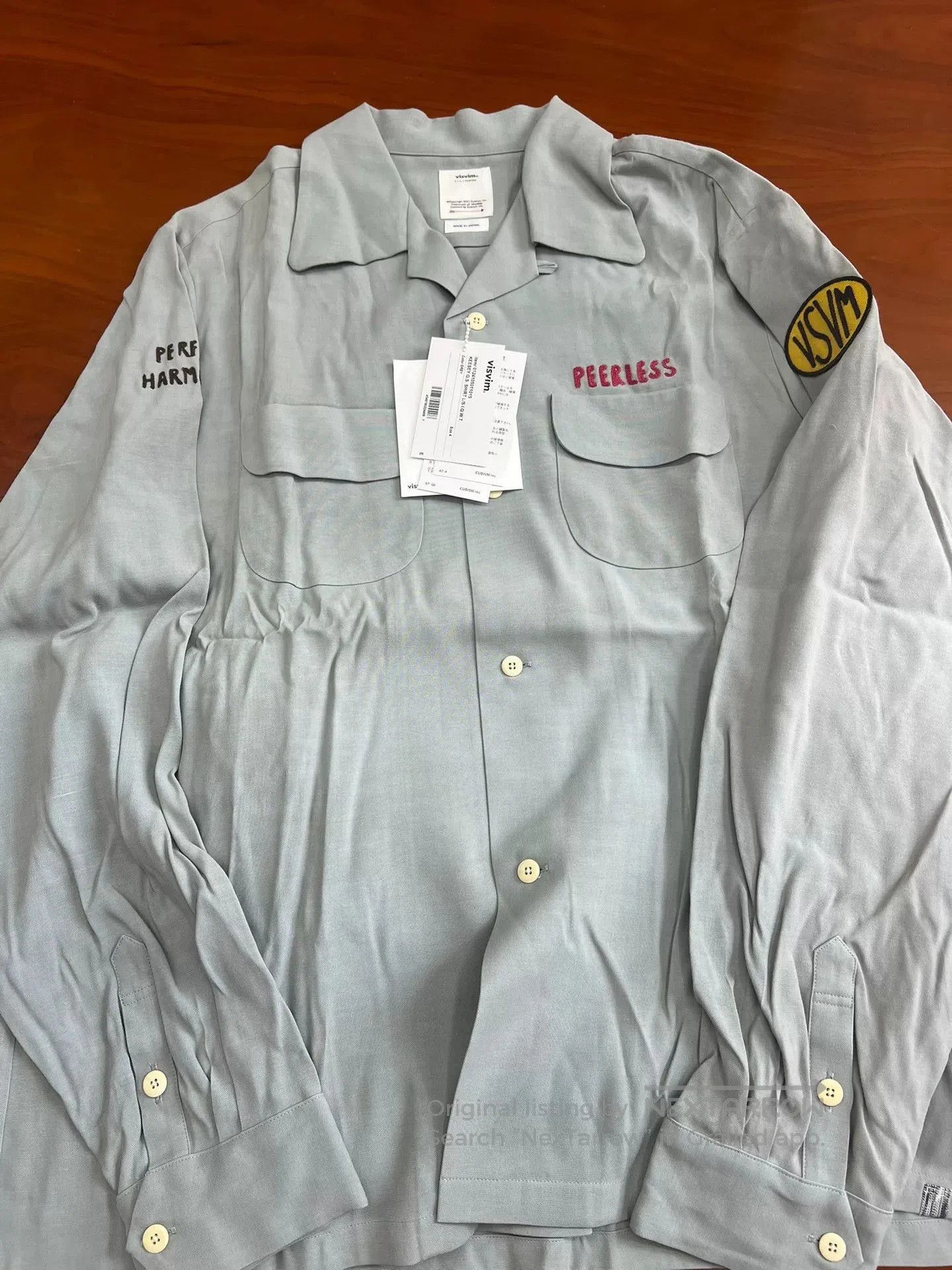 Visvim VISVIM KEESEY G.S. I.Q.W.T. Embroidered Shirt. Size US XL / EU 56 / 4 - 1 Thumbnail