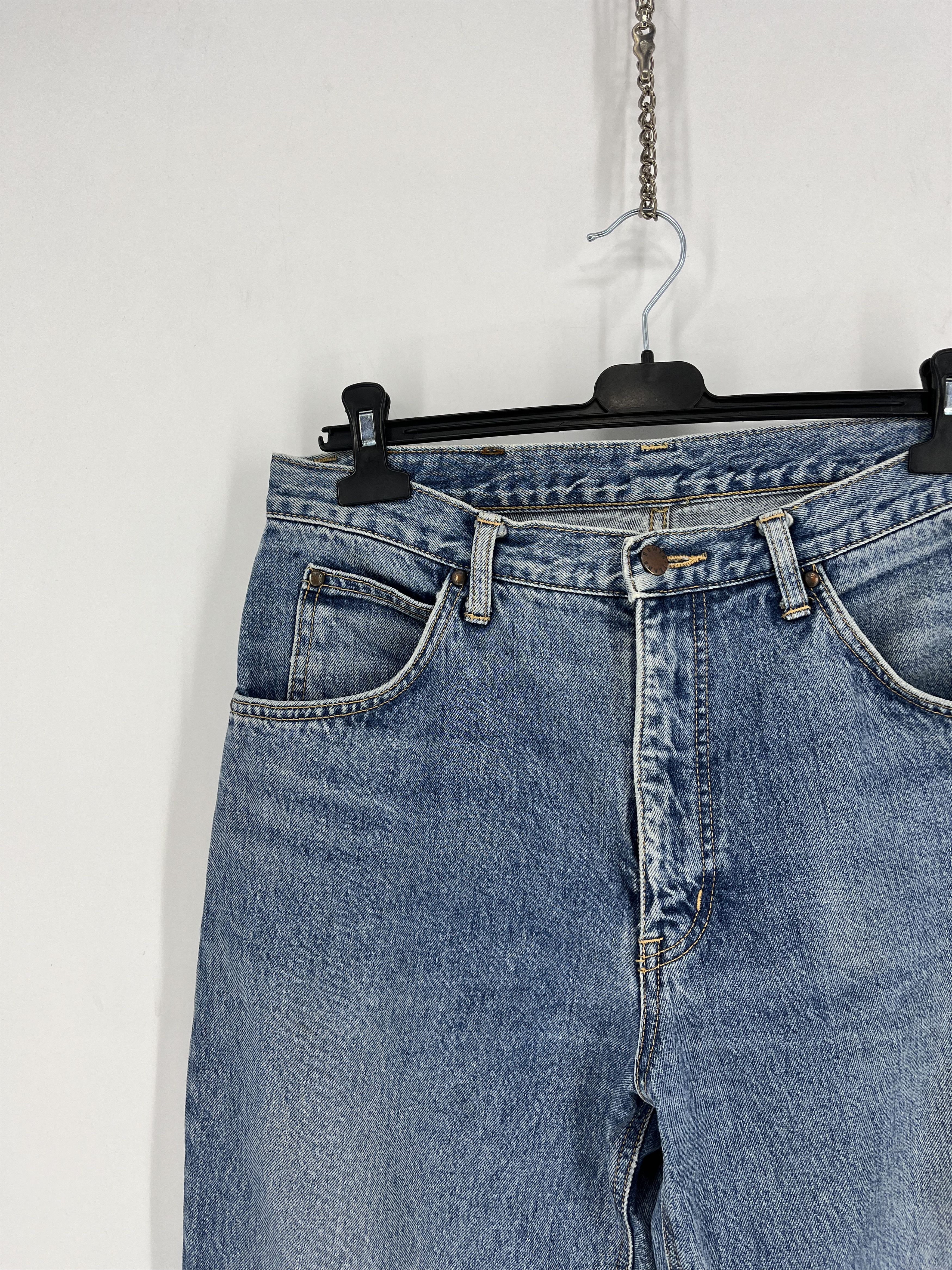 Edwin × Japanese Brand × Vintage Vintage 90s Edwin Made in Japan Tapered Navy Men’s Jeans Size US 33 - 6 Thumbnail