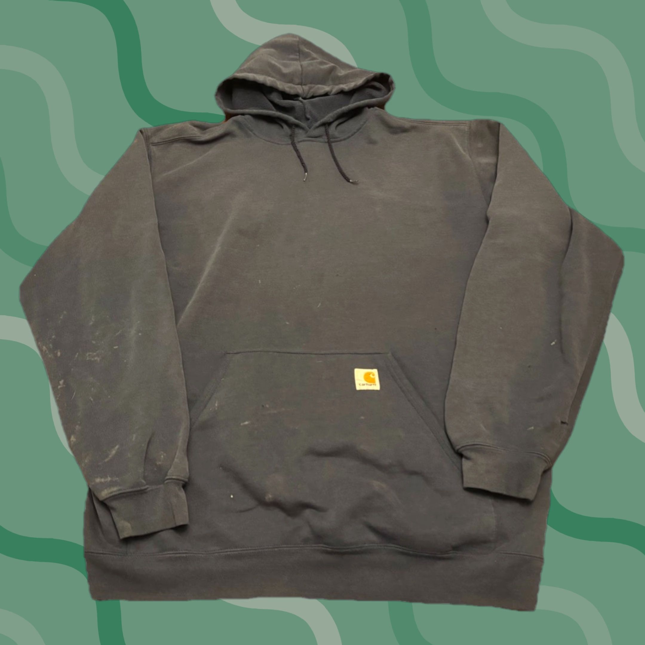 Carhartt VINTAGE Carhartt Hoodie Mens XL Sweatshirt Sweater Faded Size US XL / EU 56 / 4 - 1 Thumbnail