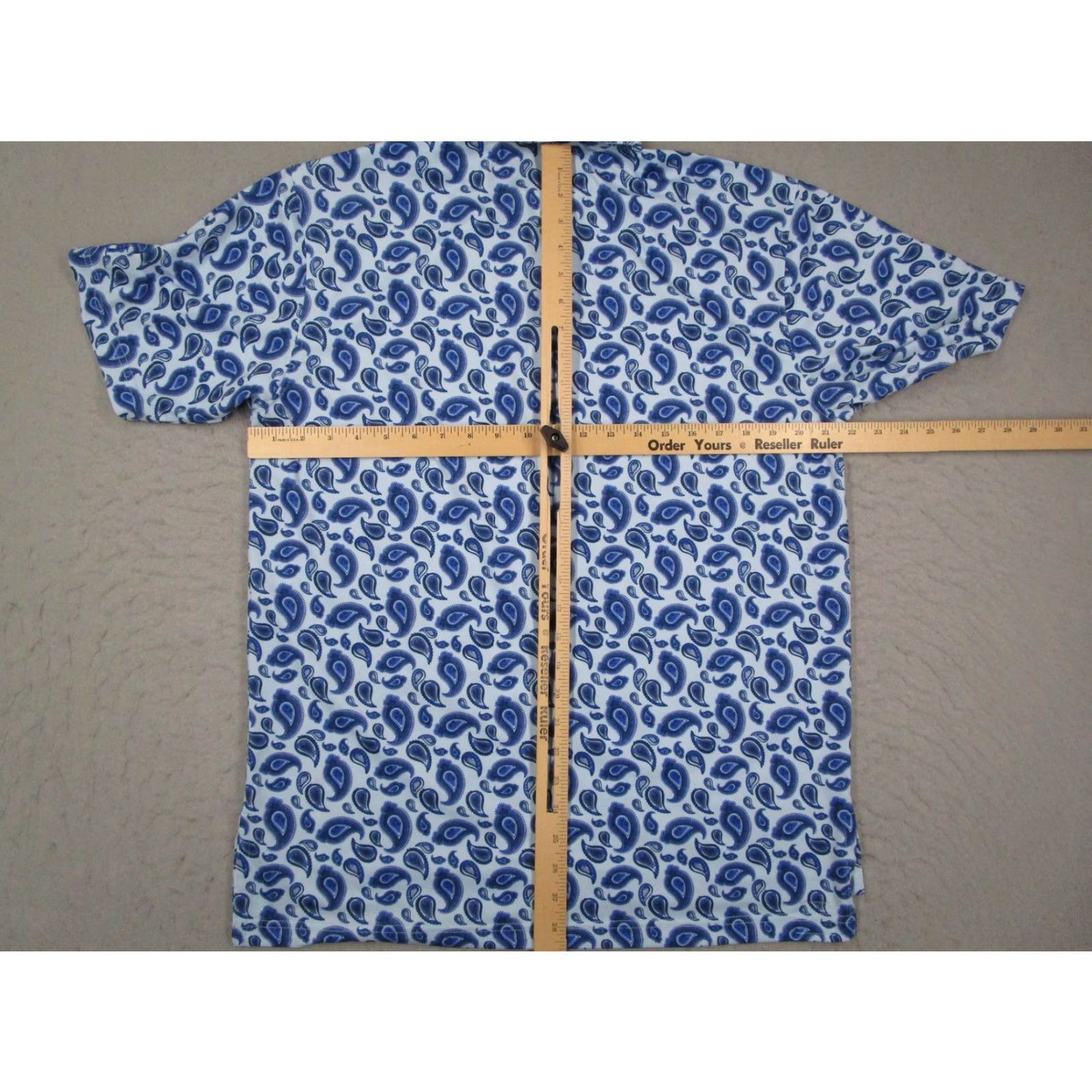 Vintage Turtleson Polo Shirt Mens Medium Blue Paisley Rolling Hills Golf California Size US M / EU 48-50 / 2 - 7 Thumbnail