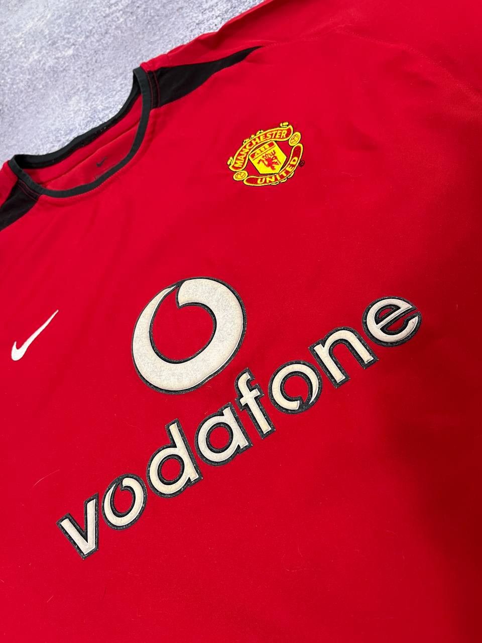Nike MANCHESTER UNITED 2002 2004 HOME FOOTBALL Soccer Shirt Tee Size US XL / EU 56 / 4 - 6 Thumbnail