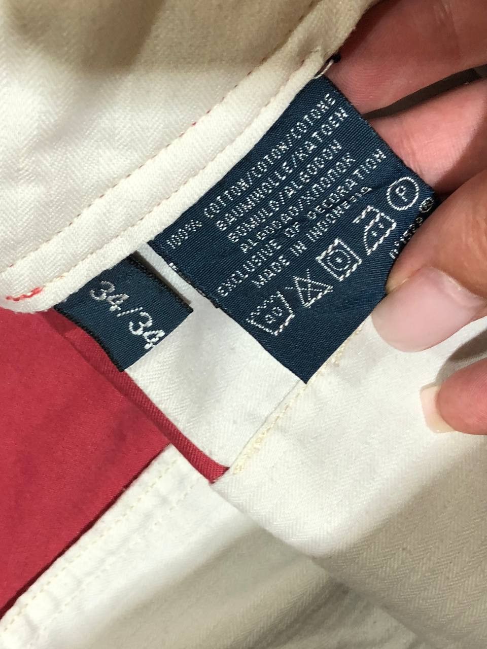 Polo Ralph Lauren Polo Ralph Lauren 100% Cotton Custom Fit Casual Pants Size US 34 / EU 50 - 4 Thumbnail