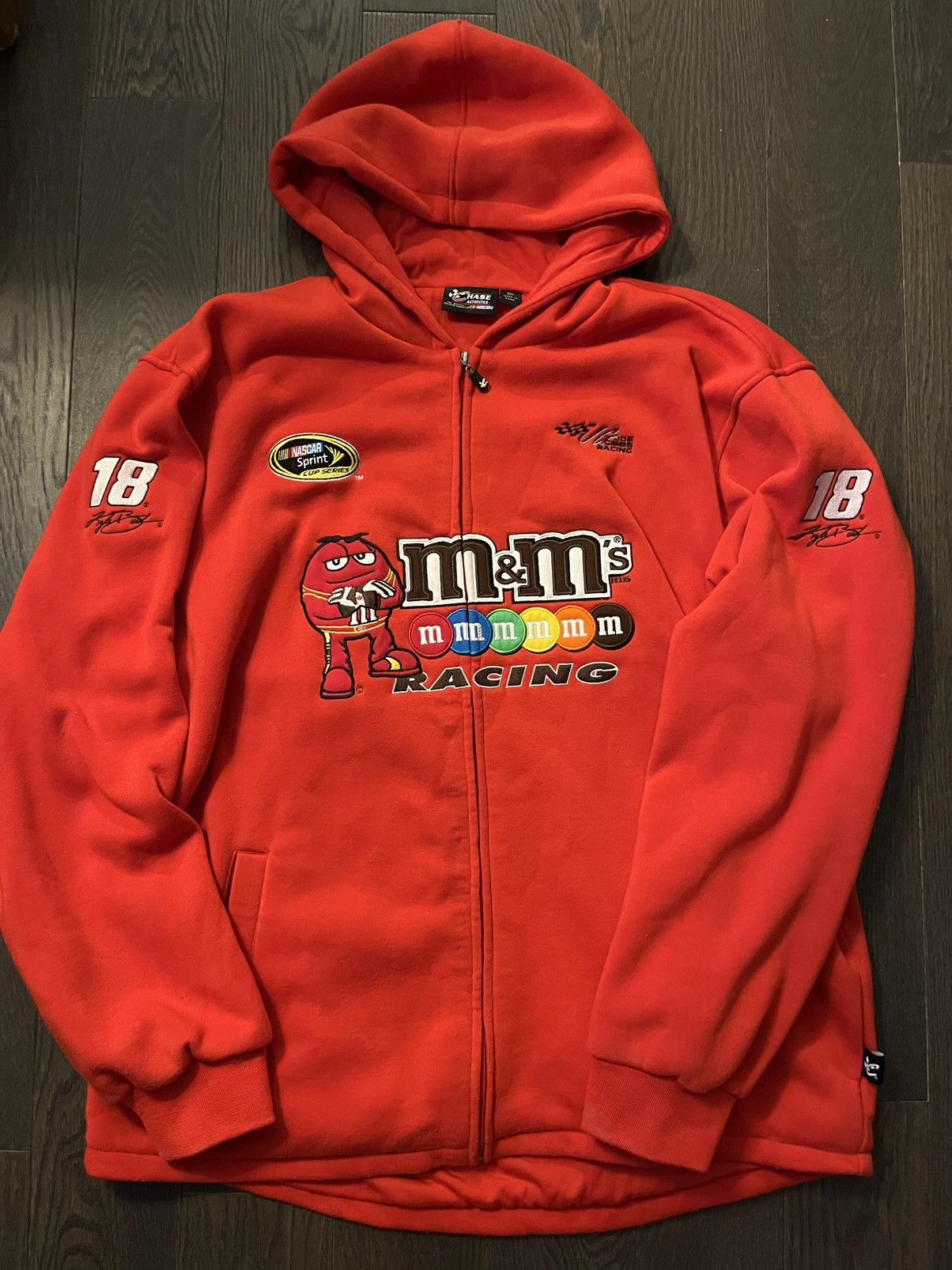 Vintage Kyle Busch M&M Nascar Racing Sweater