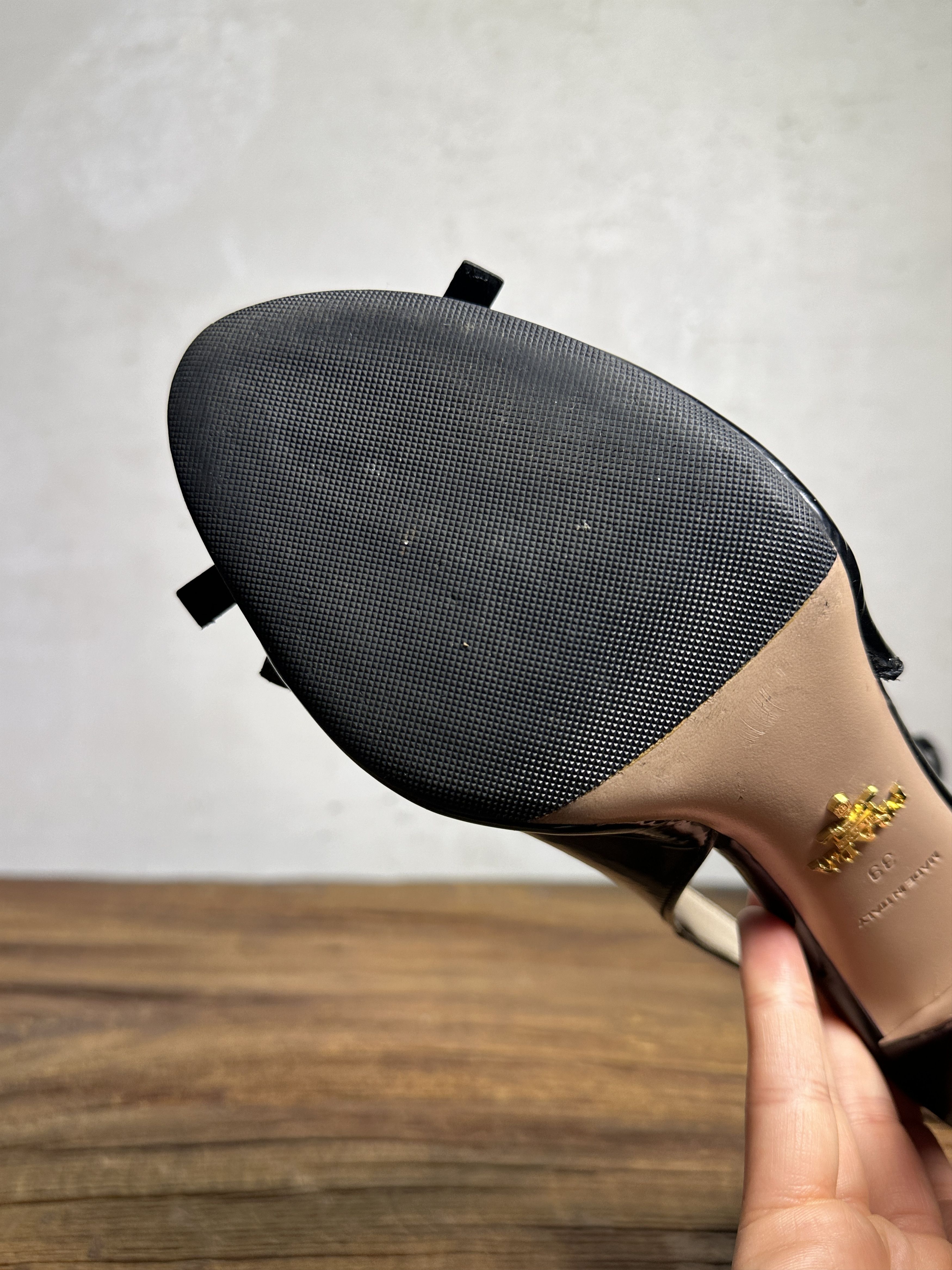 Prada Prada Patent Leather Mules Size US 9 / IT 39 - 11 Thumbnail