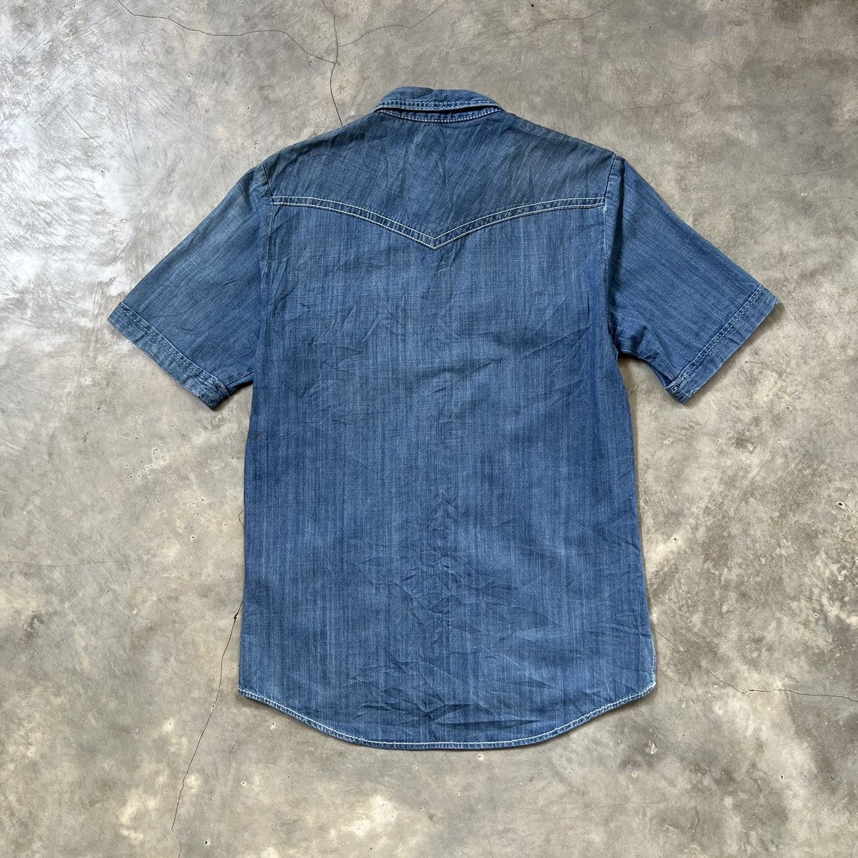 Blue Blue Japan Blue Blue Japan Kapital Style Indigo Denim Western Shirt Size US M / EU 48-50 / 2 - 2 Thumbnail