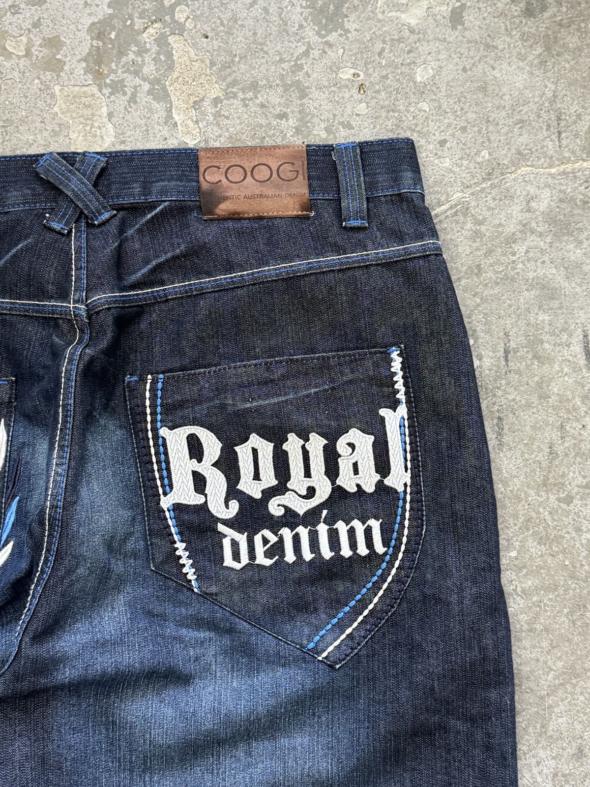 Coogi Vintage y2k COOGI Rap Baggy Denim Shorts Size US 40 / EU 56 - 3 Thumbnail