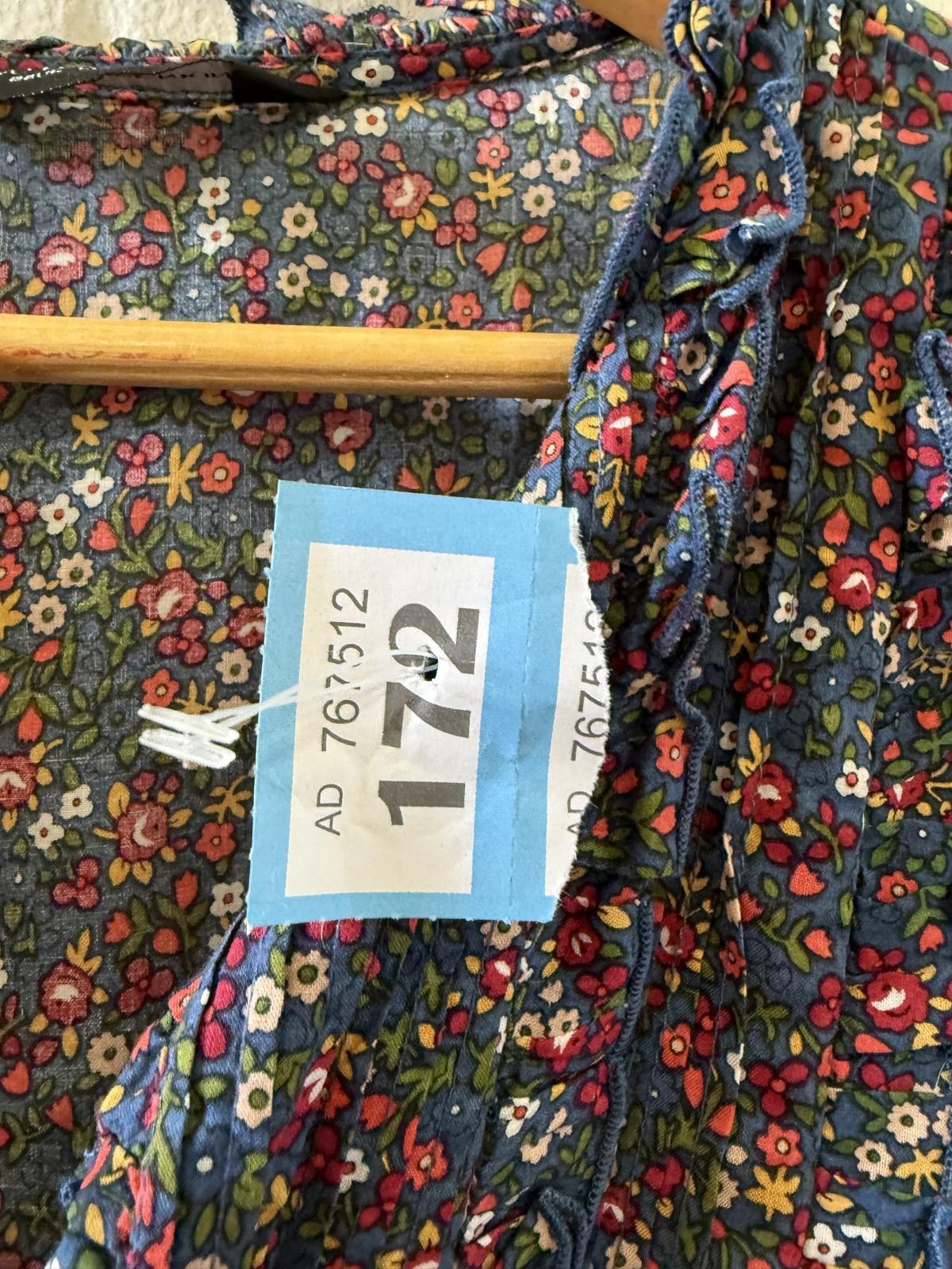 Unknown London Floral Print Women's Blouse with Ruffle Sleeves Size XXL / US 16-18 / IT 52-54 - 3 Thumbnail