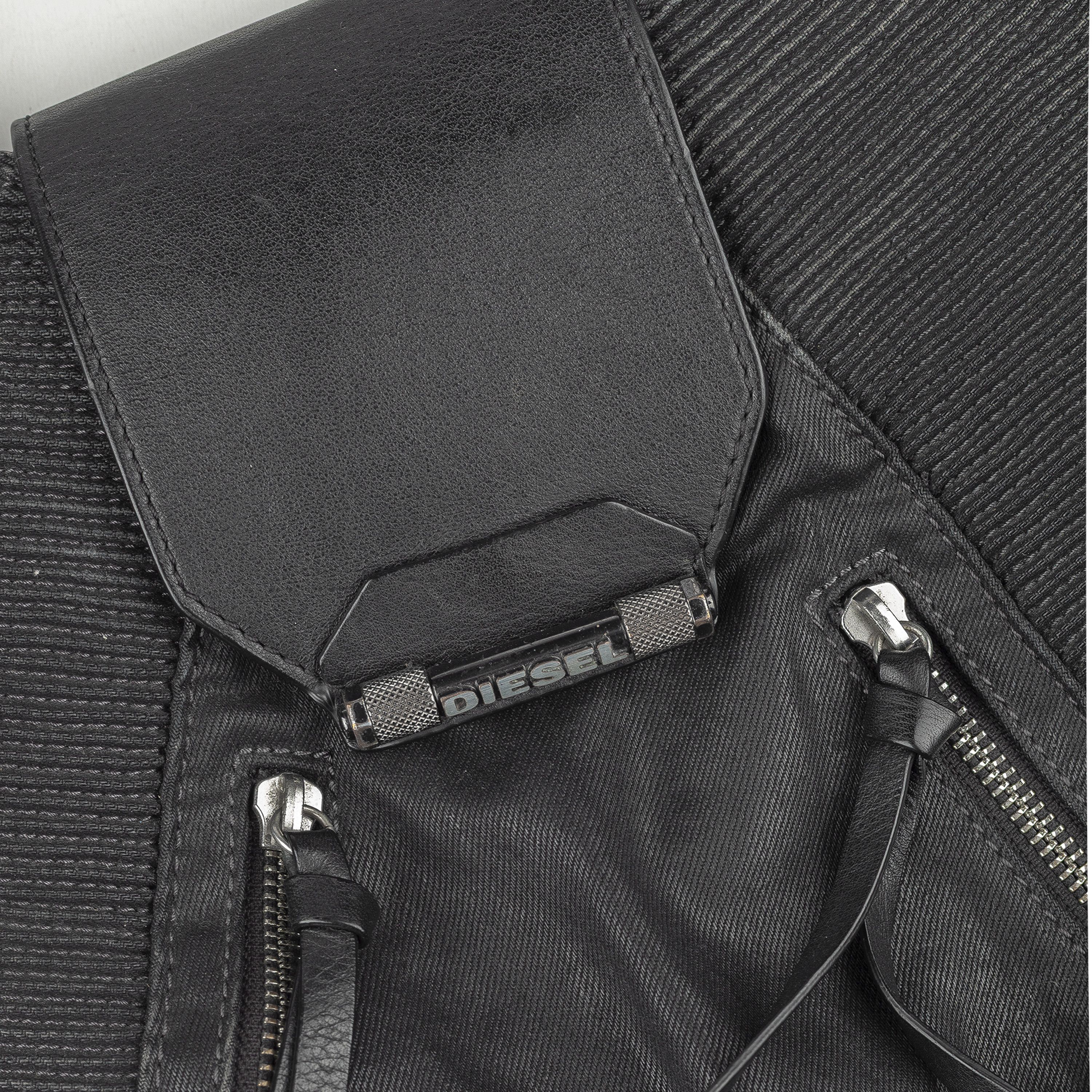 Diesel Diesel Vintage Black Biker Moto Bag Size ONE SIZE - 5 Thumbnail
