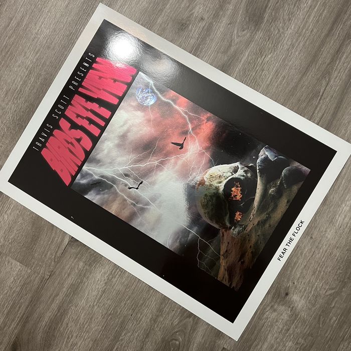 Travis Scott Travis Scott Birds Eye View Tour Poster Fear The Flock ...
