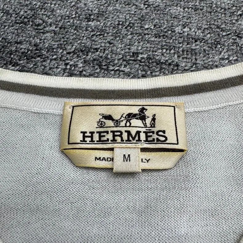 Hermes Hermes Striped Cashmere Knit Top. Size US M / EU 48-50 / 2 - 2 Thumbnail