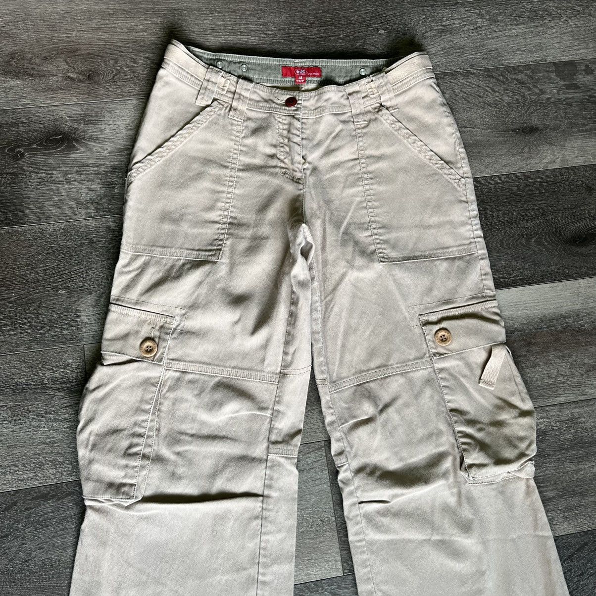 ESPIRIT Vintage 2000s EDC by Esprit London Calling Punk Cargo Pants Size 30" / US 8 / IT 44 - 8 Thumbnail
