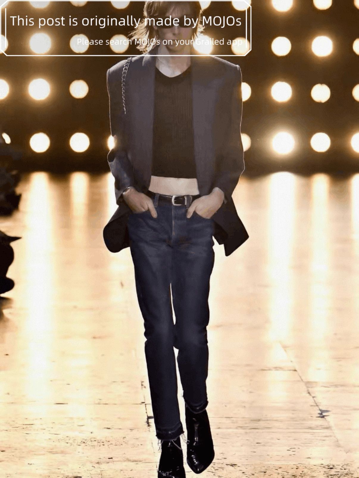 Celine Sz32 Celine 23SS Bottom Distressed Denim mojos18021028 Size US 32 / EU 48 - 8 Thumbnail