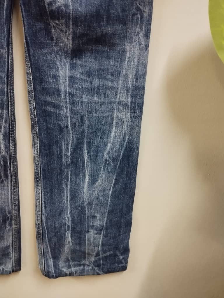 Takeo Kikuchi Japan Designer Takeo Kikuchi Leather Pocket Lightning Wash Size US 33 - 11 Thumbnail