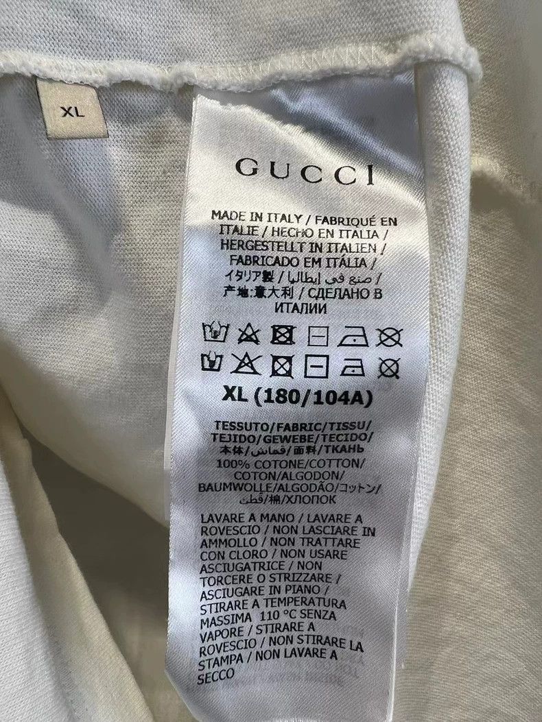 Gucci Gucci Red and blue striped LOGO short sleeves 2503-Nextarr Size US XL / EU 56 / 4 - 5 Thumbnail