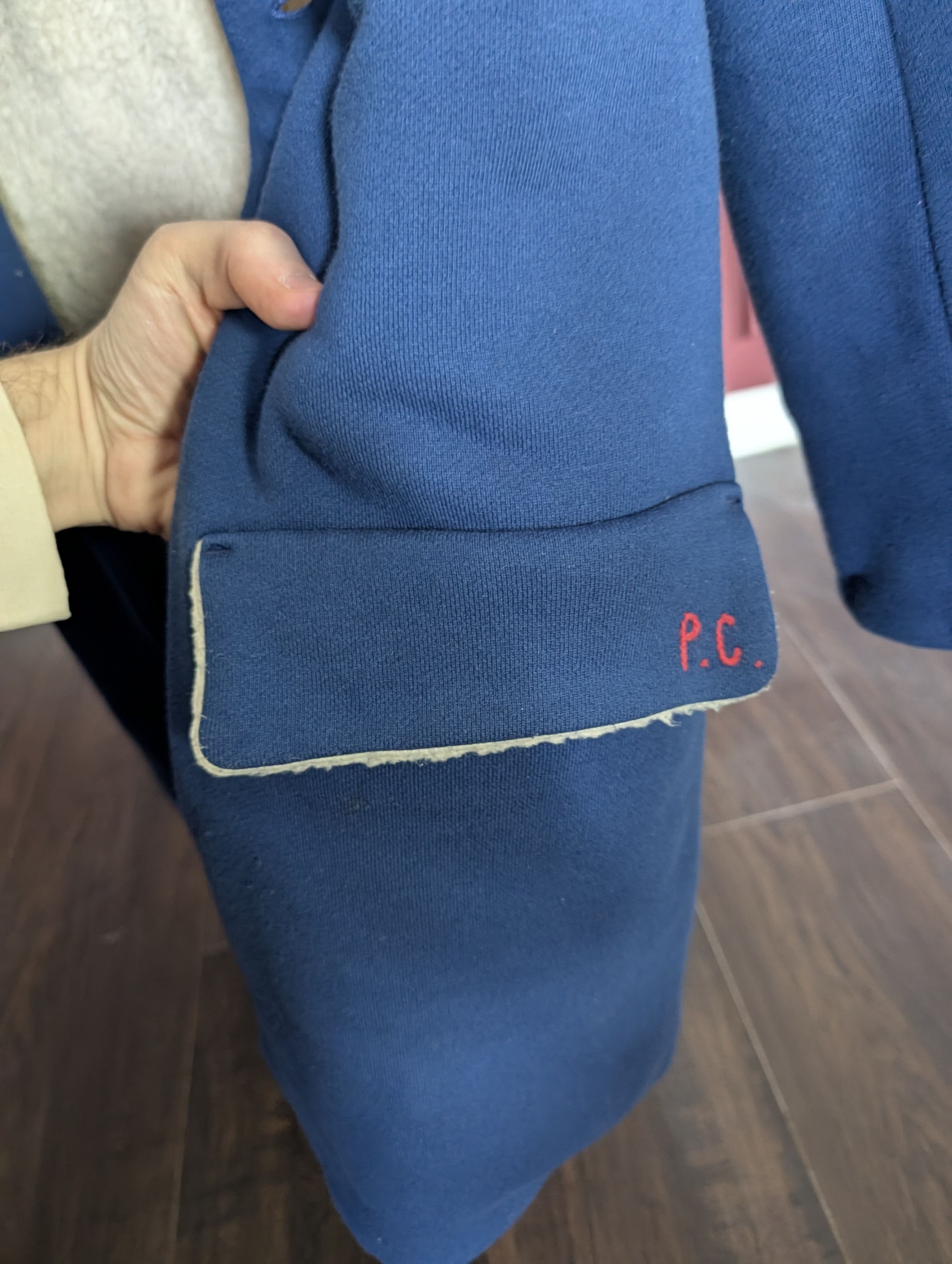 Porter PORTER CLASSIC Sherpa lined P.C. embroidery overcoat Japan Size US M / EU 48-50 / 2 - 4 Thumbnail
