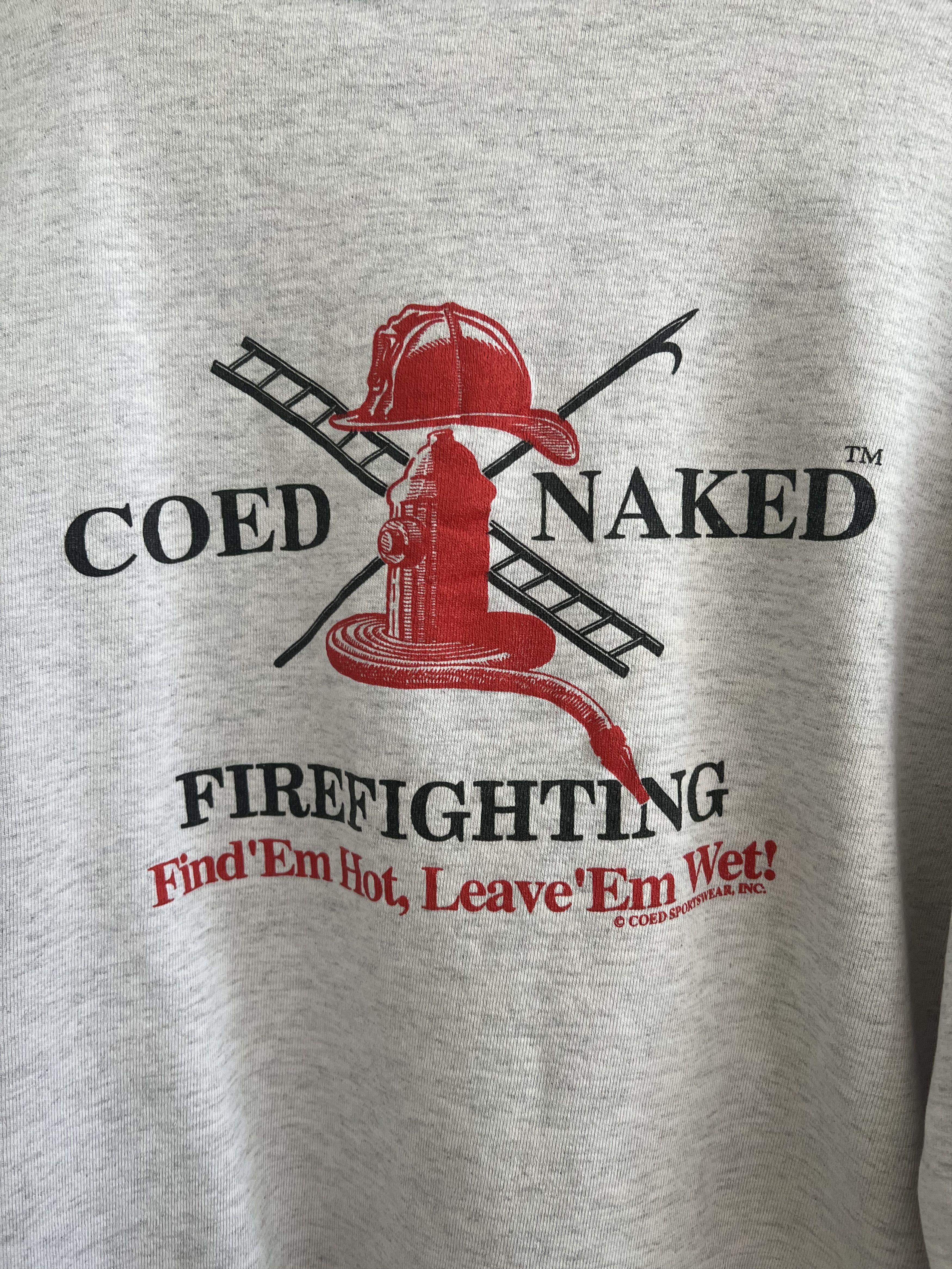 Delta Coed Naked Firefighting sweatshirt Size US XL / EU 56 / 4 - 5 Thumbnail