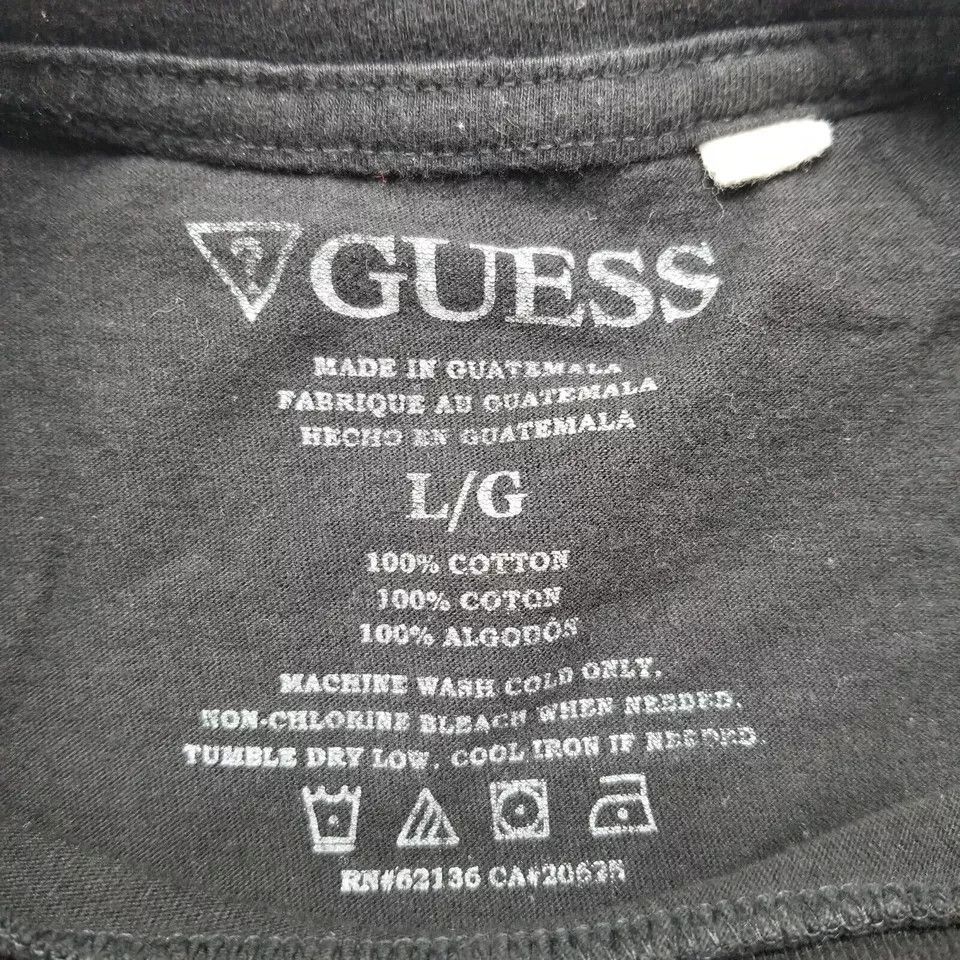 Guess Guess Shirt Mens Large Short Sleeve Casual Spell Out Logo Size US L / EU 52-54 / 3 - 6 Thumbnail